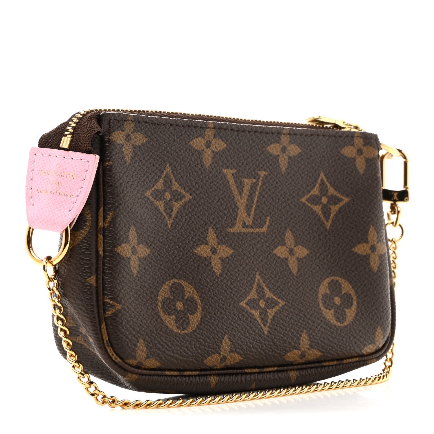 Louis Vuitton Monogram 2021 Christmas Animation Japanese Garden Mini Pochette Accessories Wisteria Pink