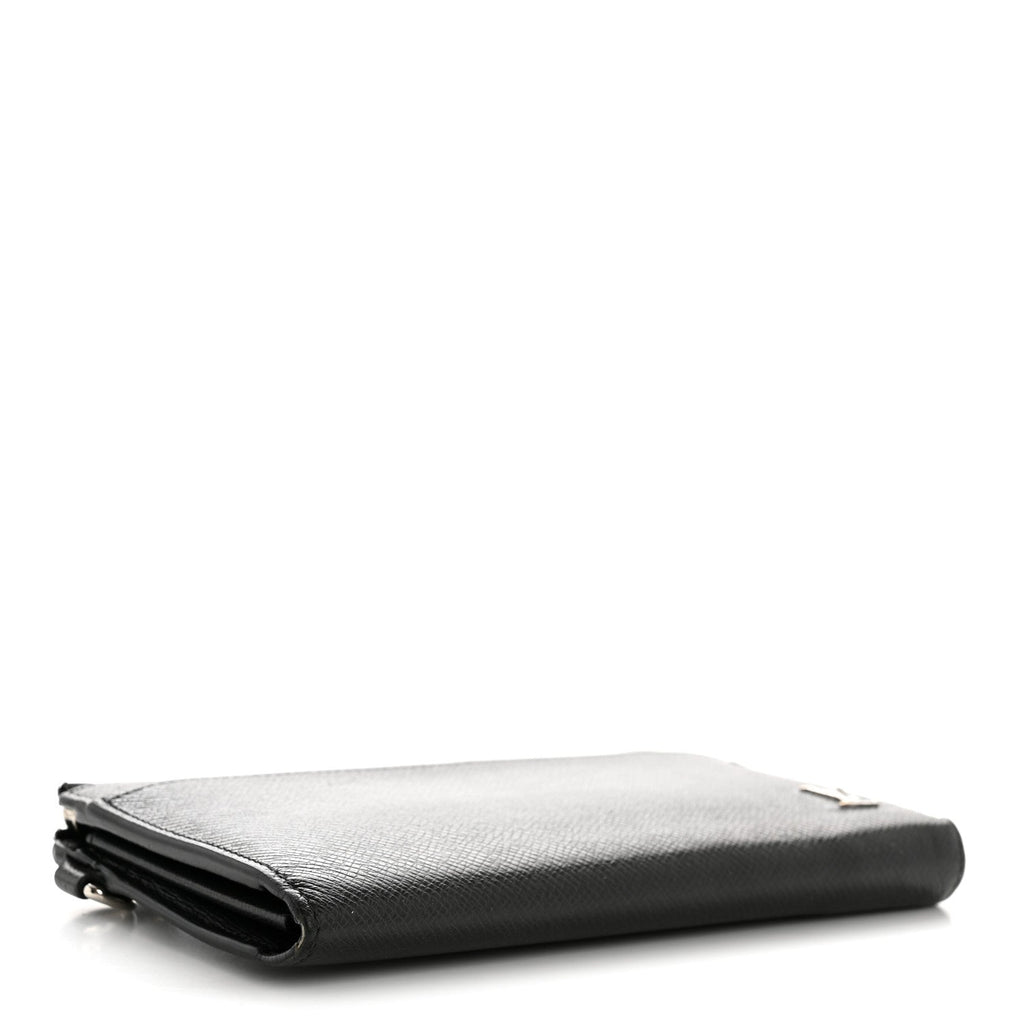 Louis Vuitton Taiga Dragonne Zippy Wallet Black