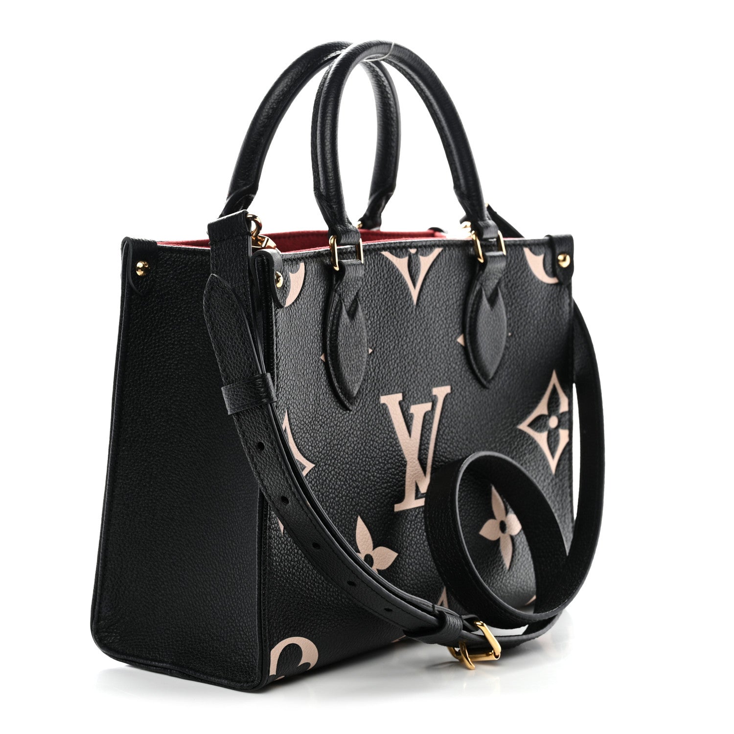 Louis Vuitton Empreinte Monogram Giant Onthego PM Black Beige