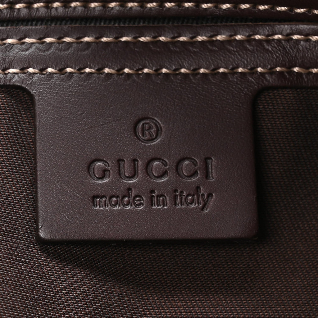 Gucci GG Supreme Monogram Belt Bag Dark Brown
