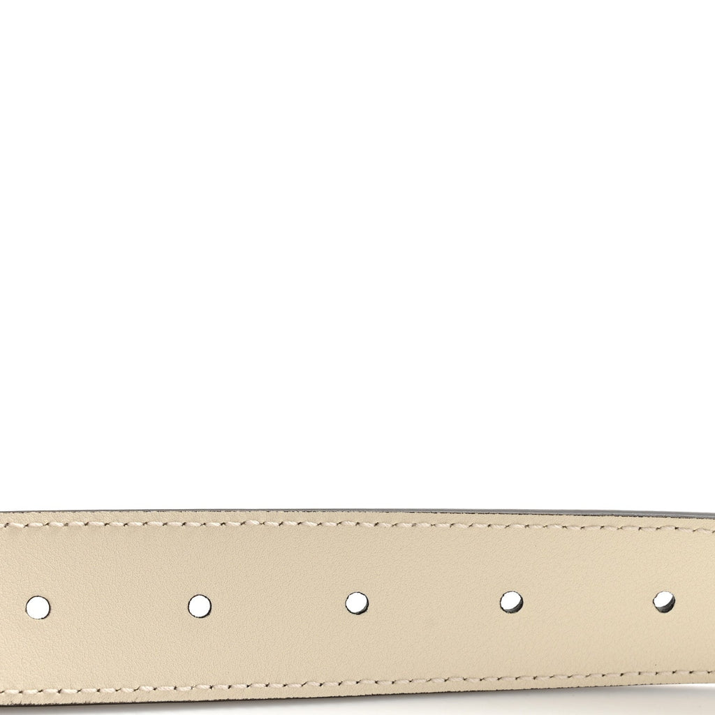 Gucci Calfskin Dionysus 30mm Belt 95 38 Mystic White