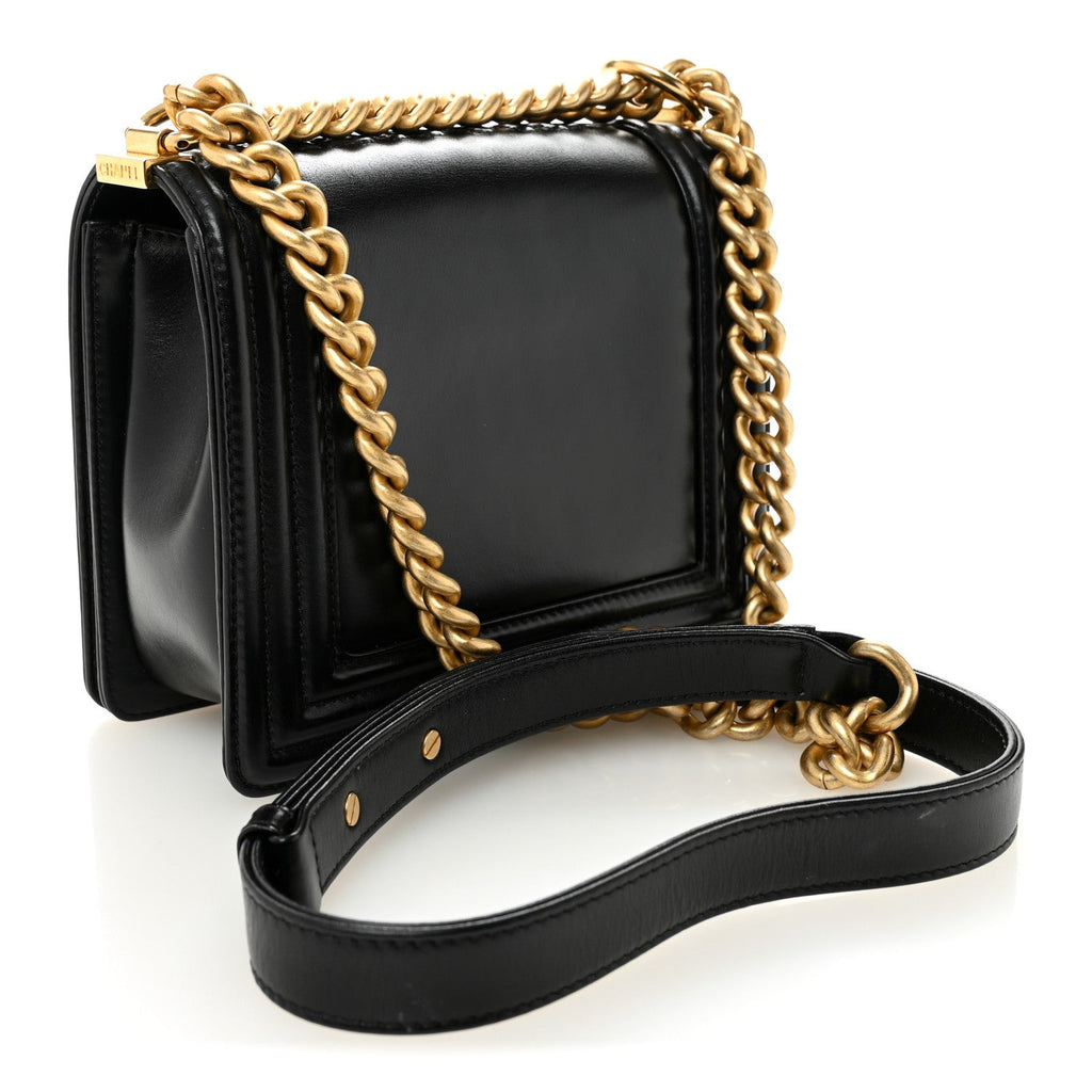 Chanel Calfskin Mini Boy Flap Black