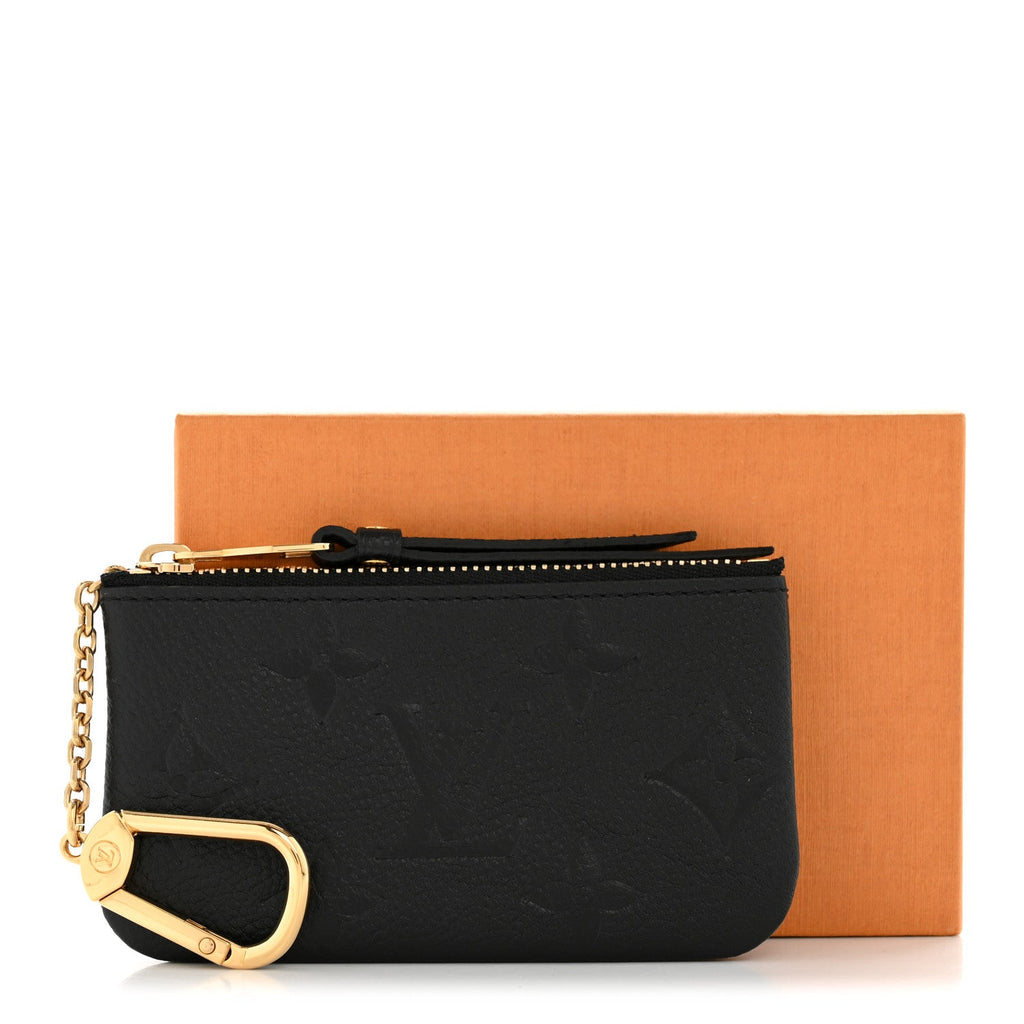 Louis Vuitton Empreinte Monogram Giant Key Pouch Black
