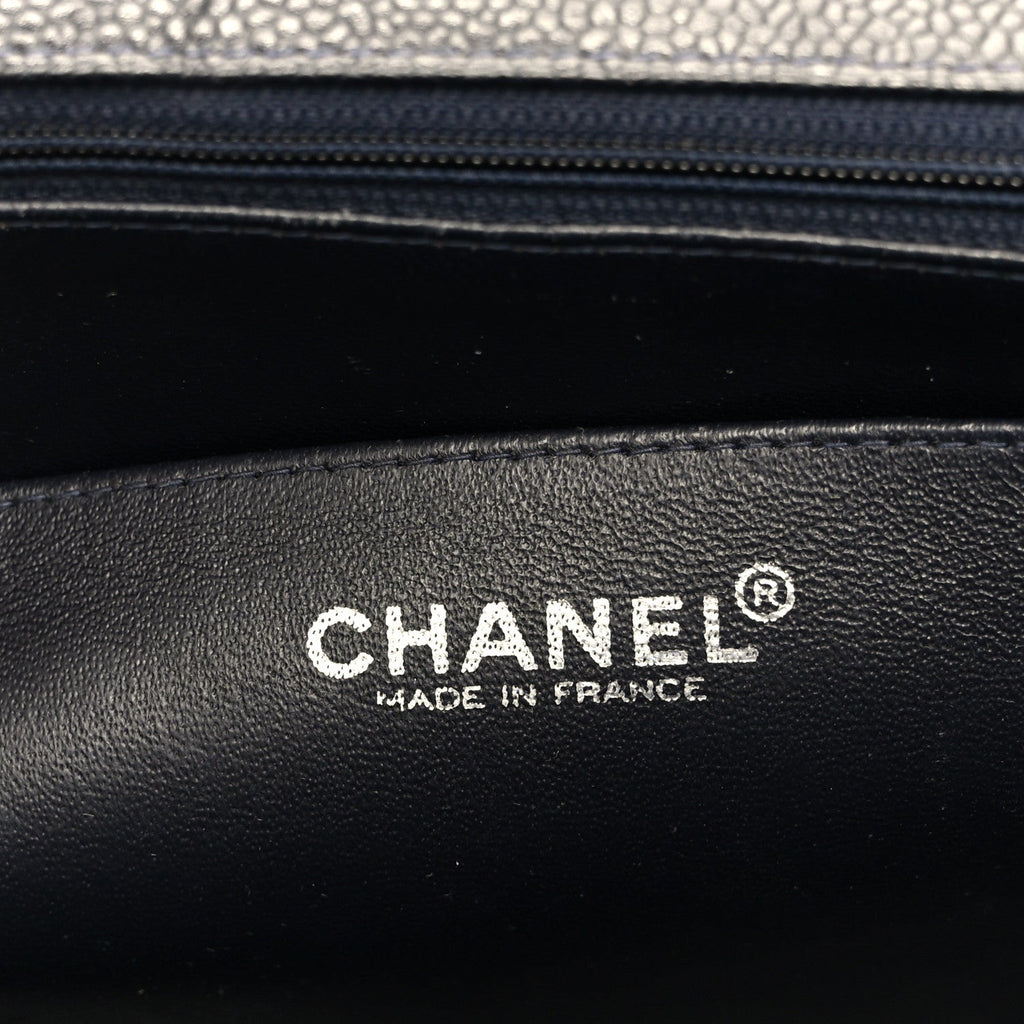 Chanel Caviar Jumbo Single Flap Black