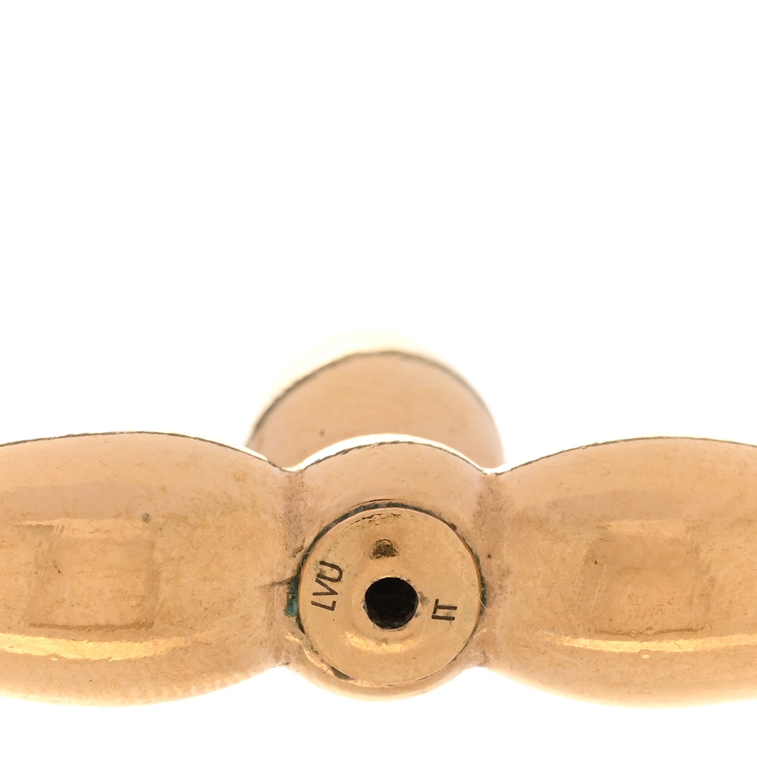 Louis Vuitton Pearl Louisette By Night Earrings Gold