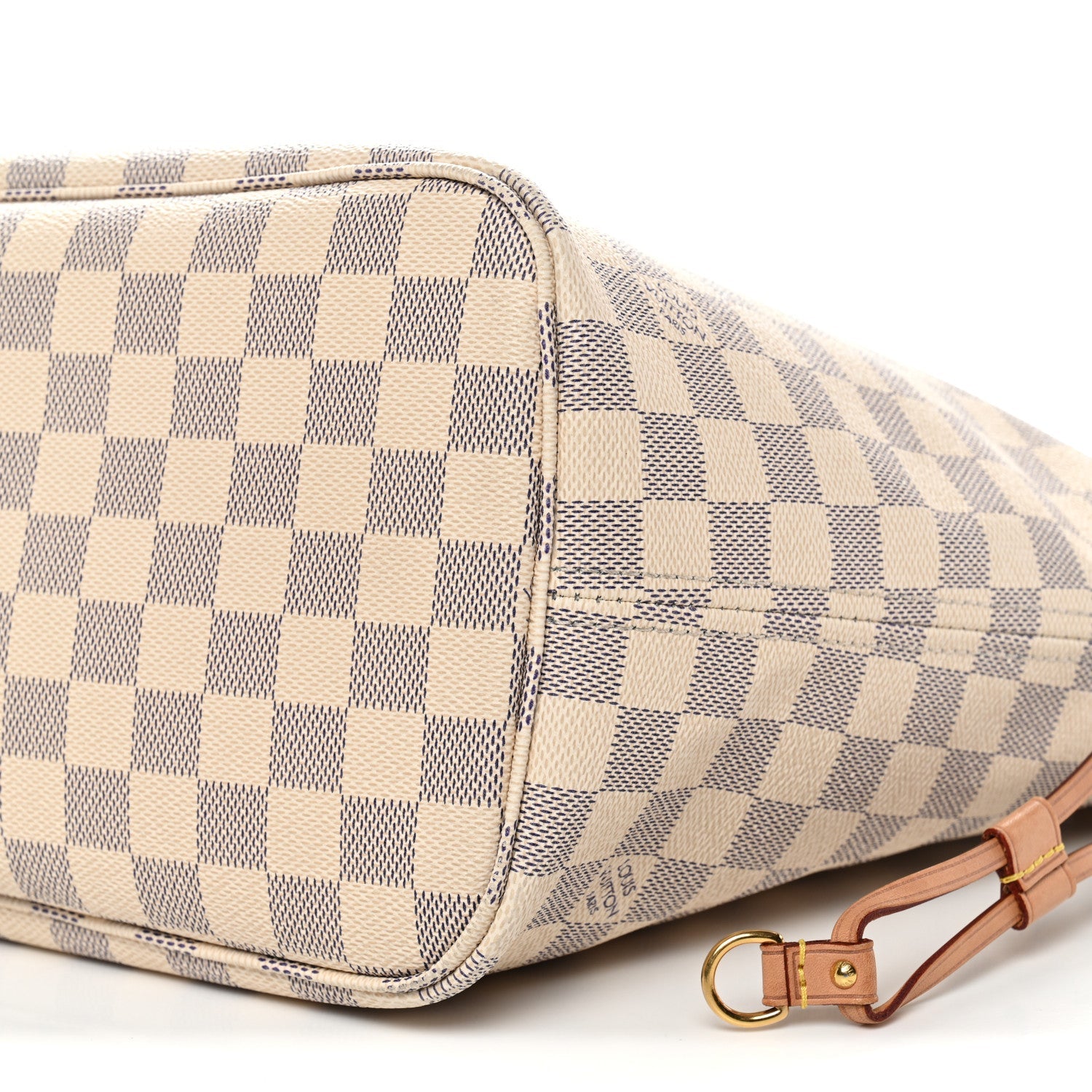 Louis Vuitton Damier Azur Neo Neverfull MM Rose Ballerine