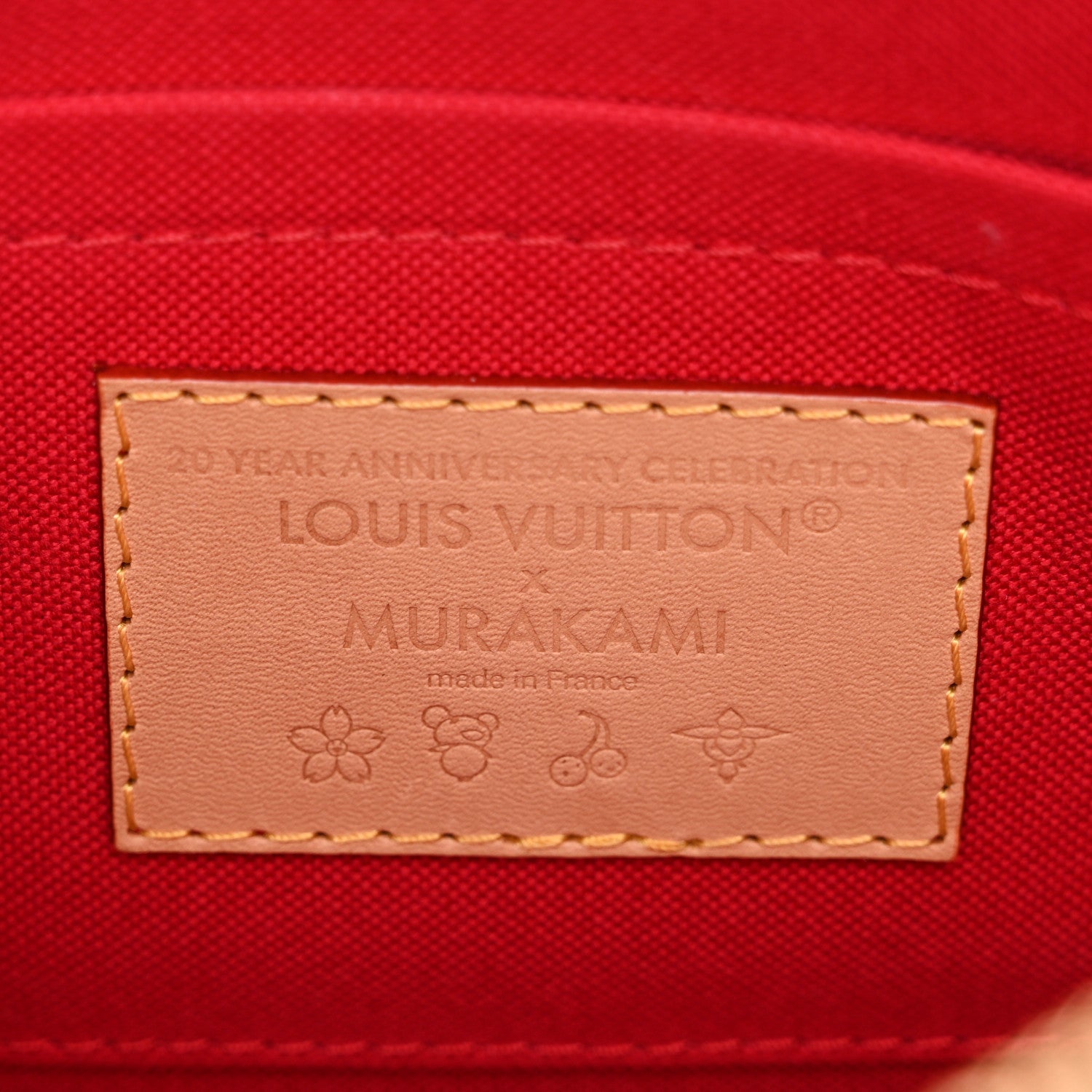 Louis Vuitton LV X TM Monogram Cerises Alma BB White