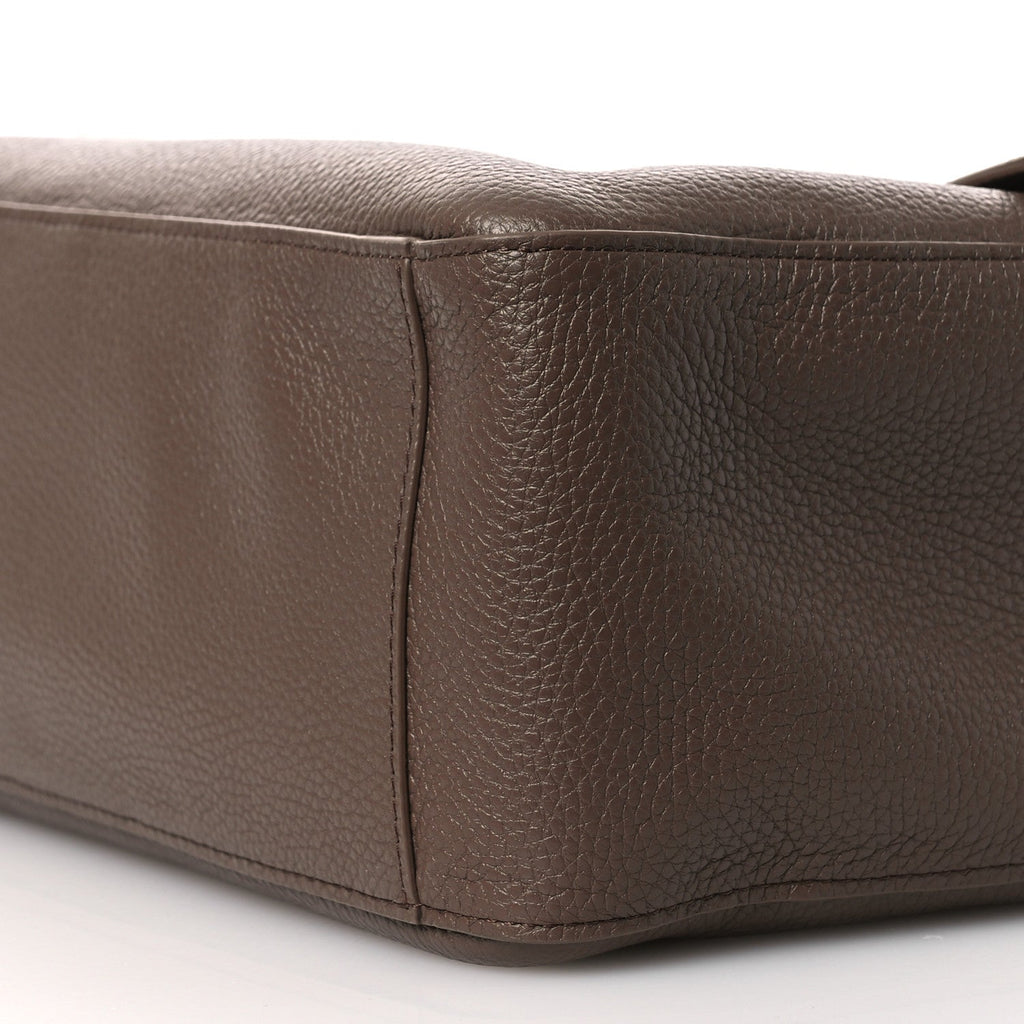 Chanel Grained Calfskin Souplissimo Maxi Flap Light Brown
