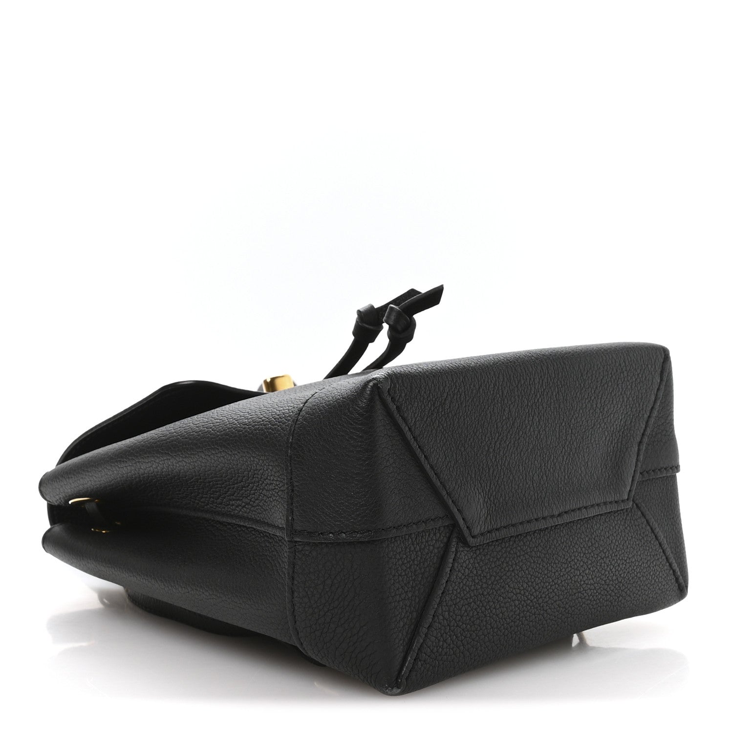 Louis Vuitton Calfskin Lockme Mini Backpack Black
