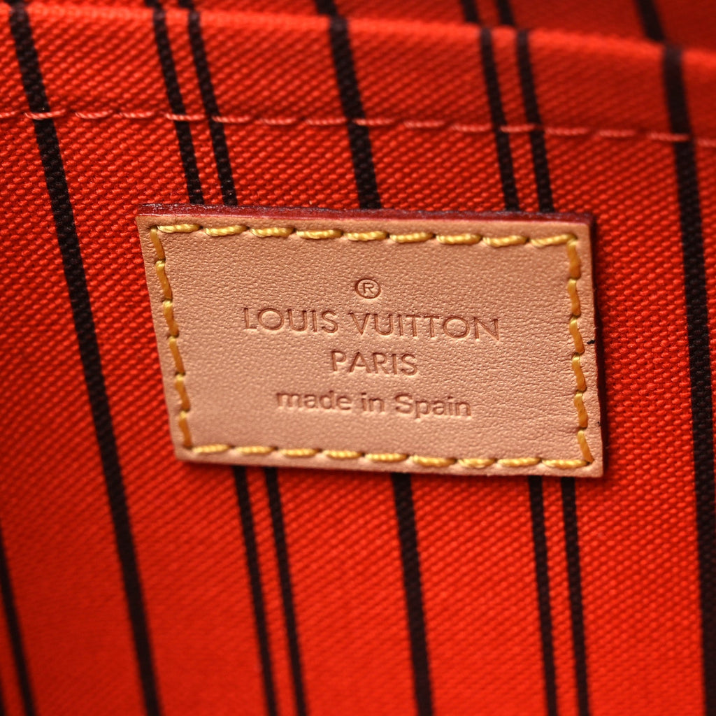 Louis Vuitton Monogram Neverfull MM GM Pochette Piment