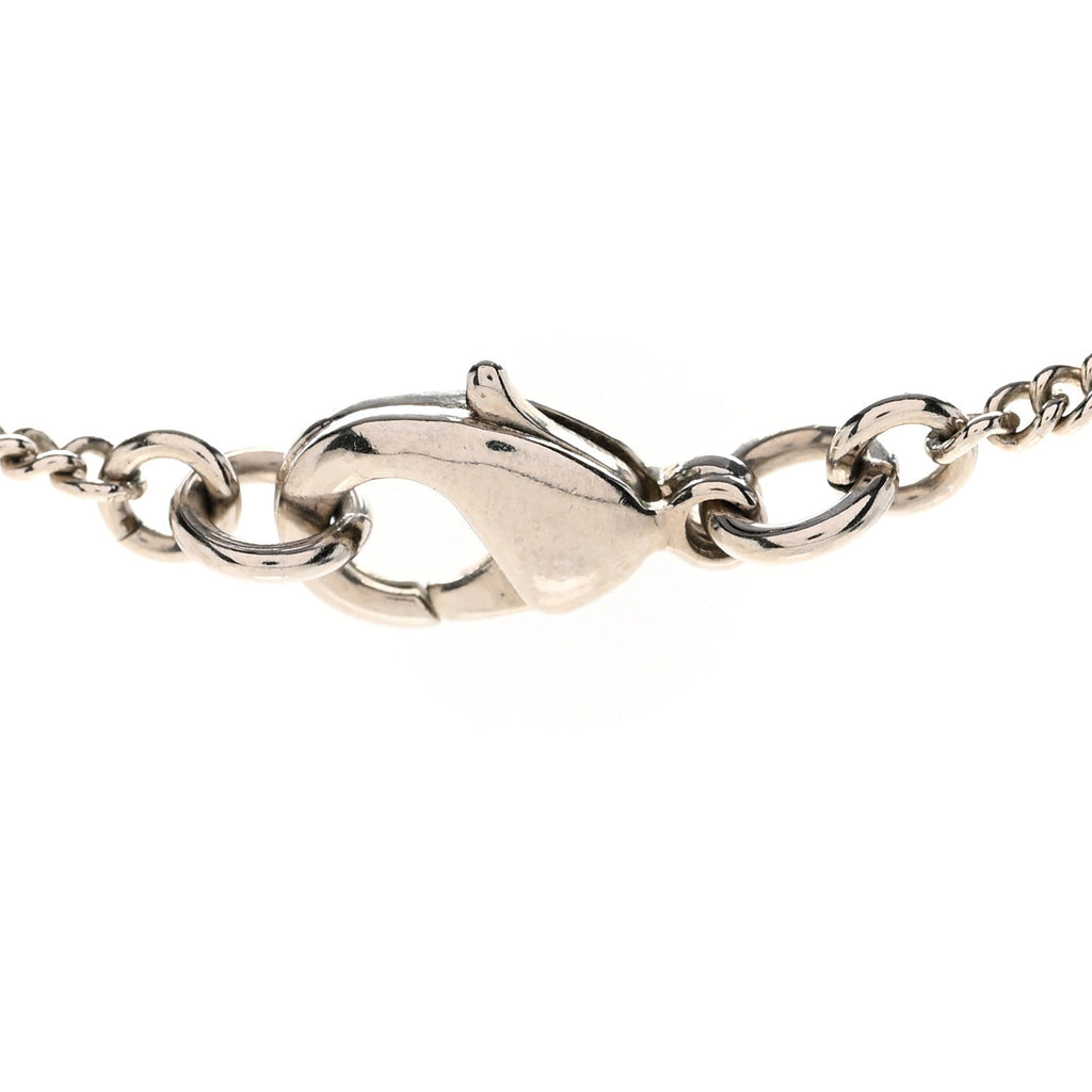 Crystal Timeless CC Necklace Silver