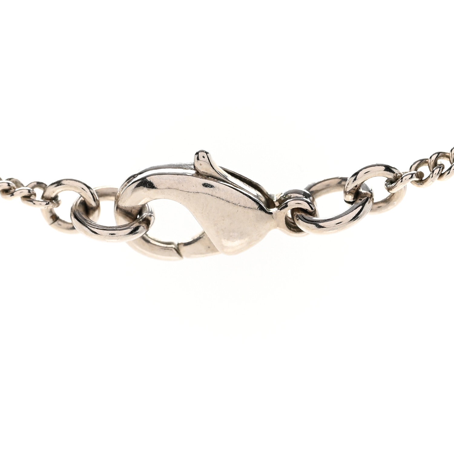 Crystal Timeless CC Necklace Silver