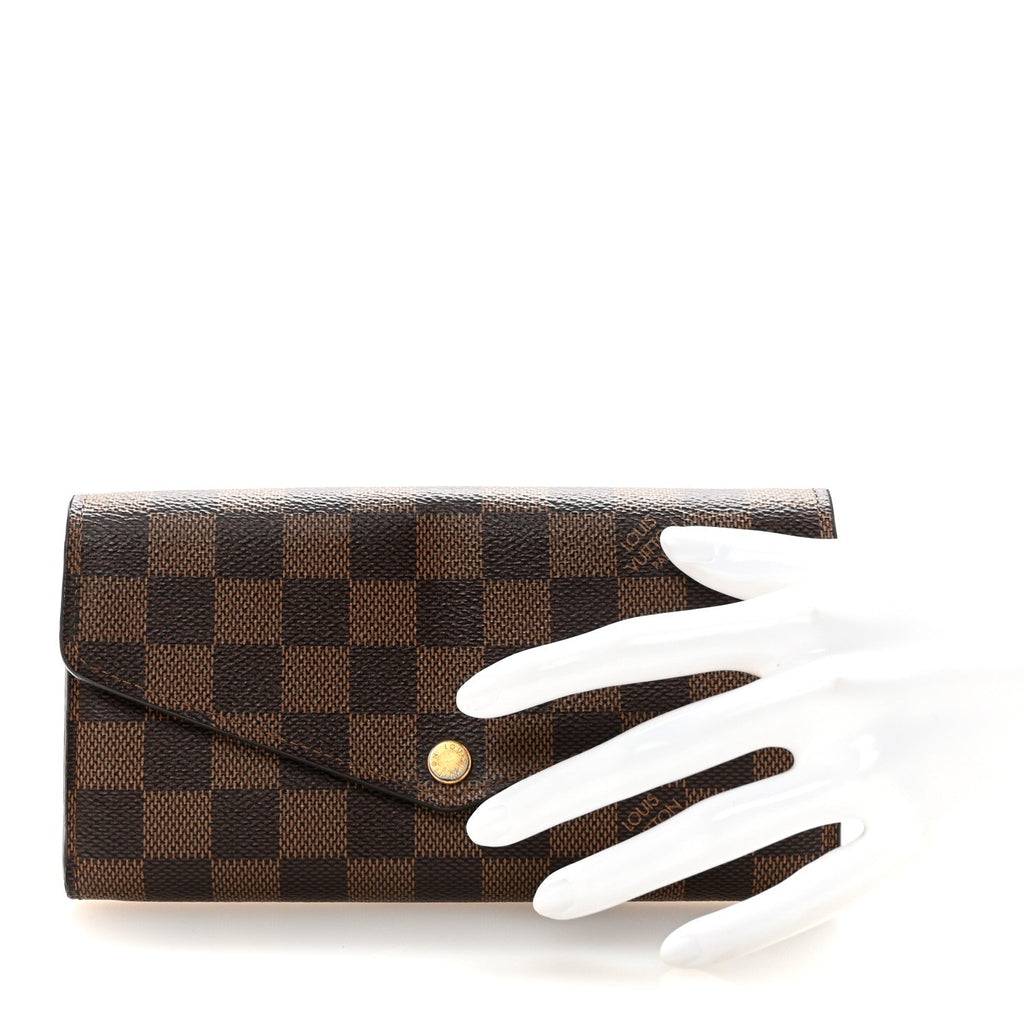 Louis Vuitton Damier Ebene Sarah Wallet NM