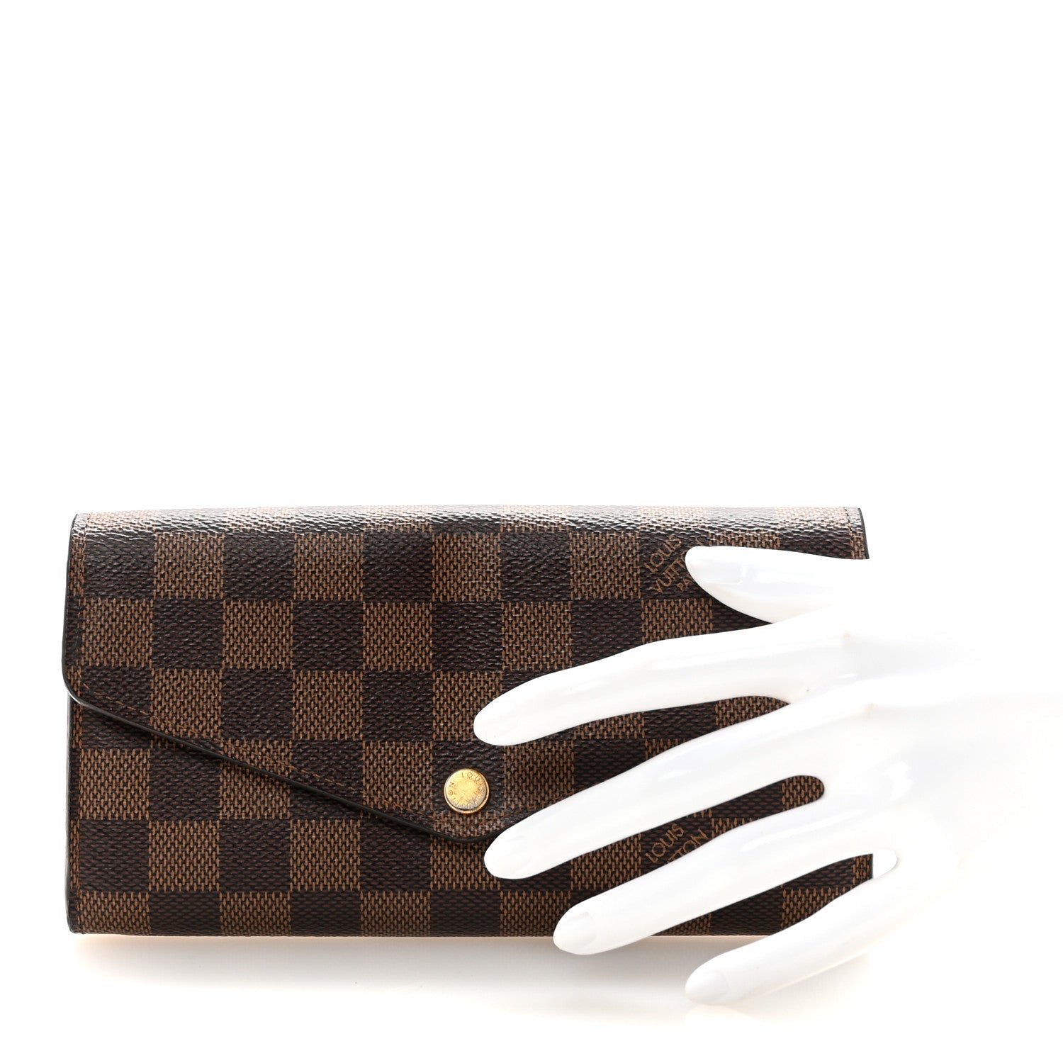 Louis Vuitton Damier Ebene Sarah Wallet NM