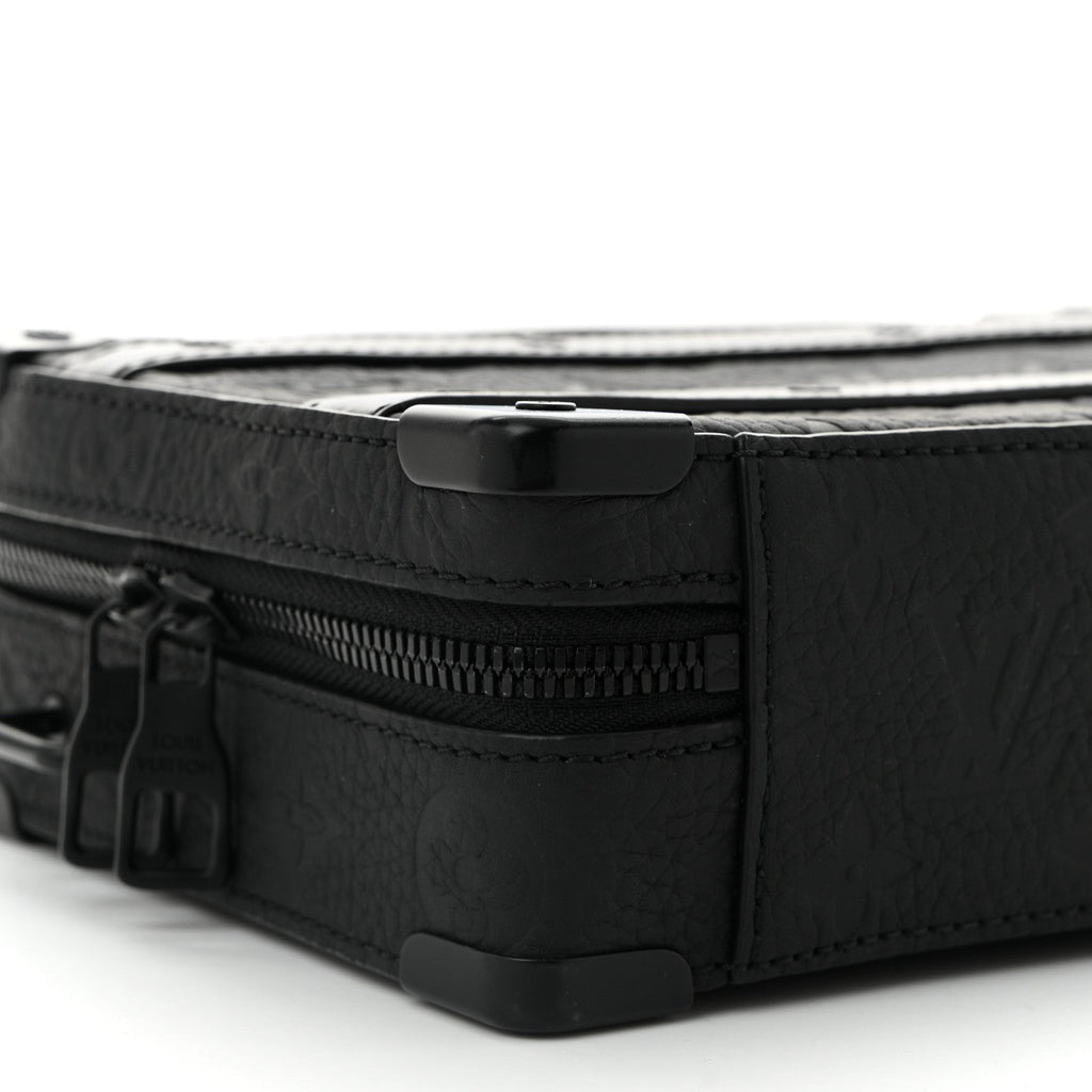 Louis Vuitton Taurillon Monogram Soft Trunk Black