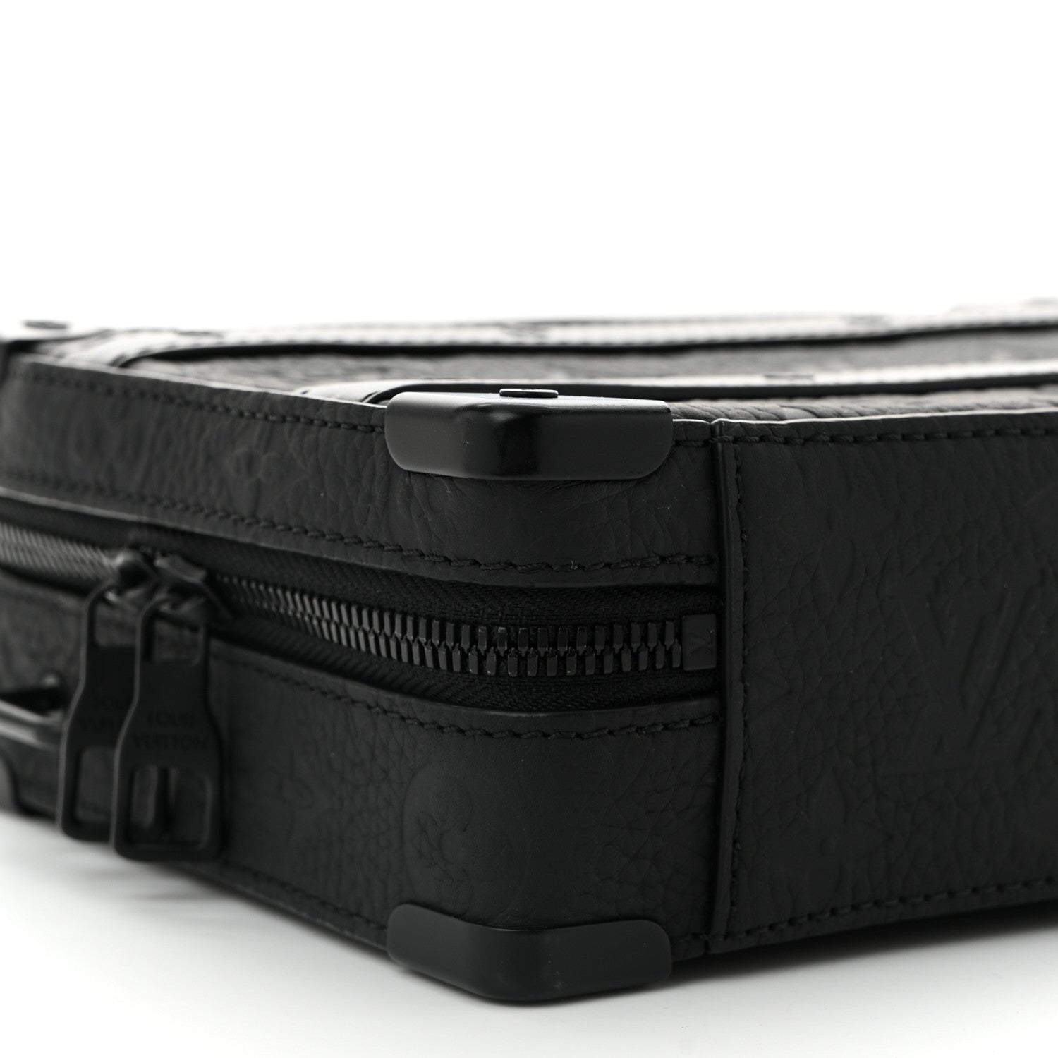 Louis Vuitton Taurillon Monogram Soft Trunk Black
