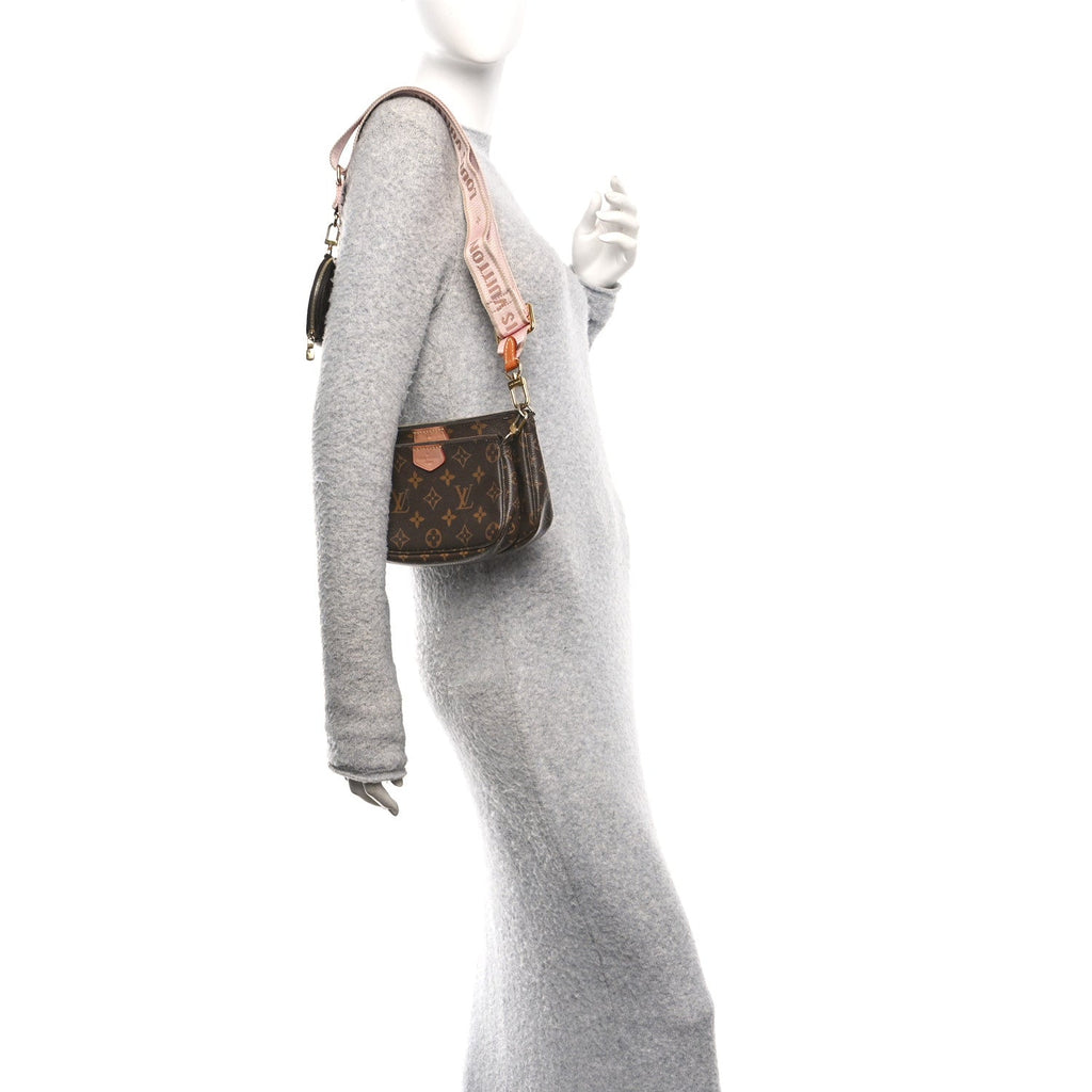Louis Vuitton Monogram Multi Pochette Accessories Rose Clair