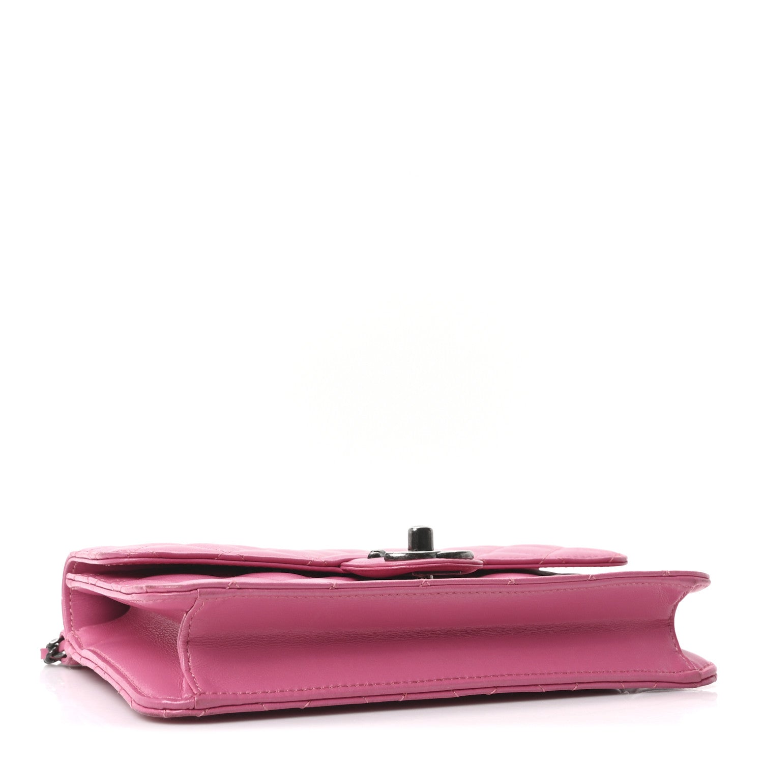 Chanel Lambskin Quilted Medium Crossing Times Flap Pink