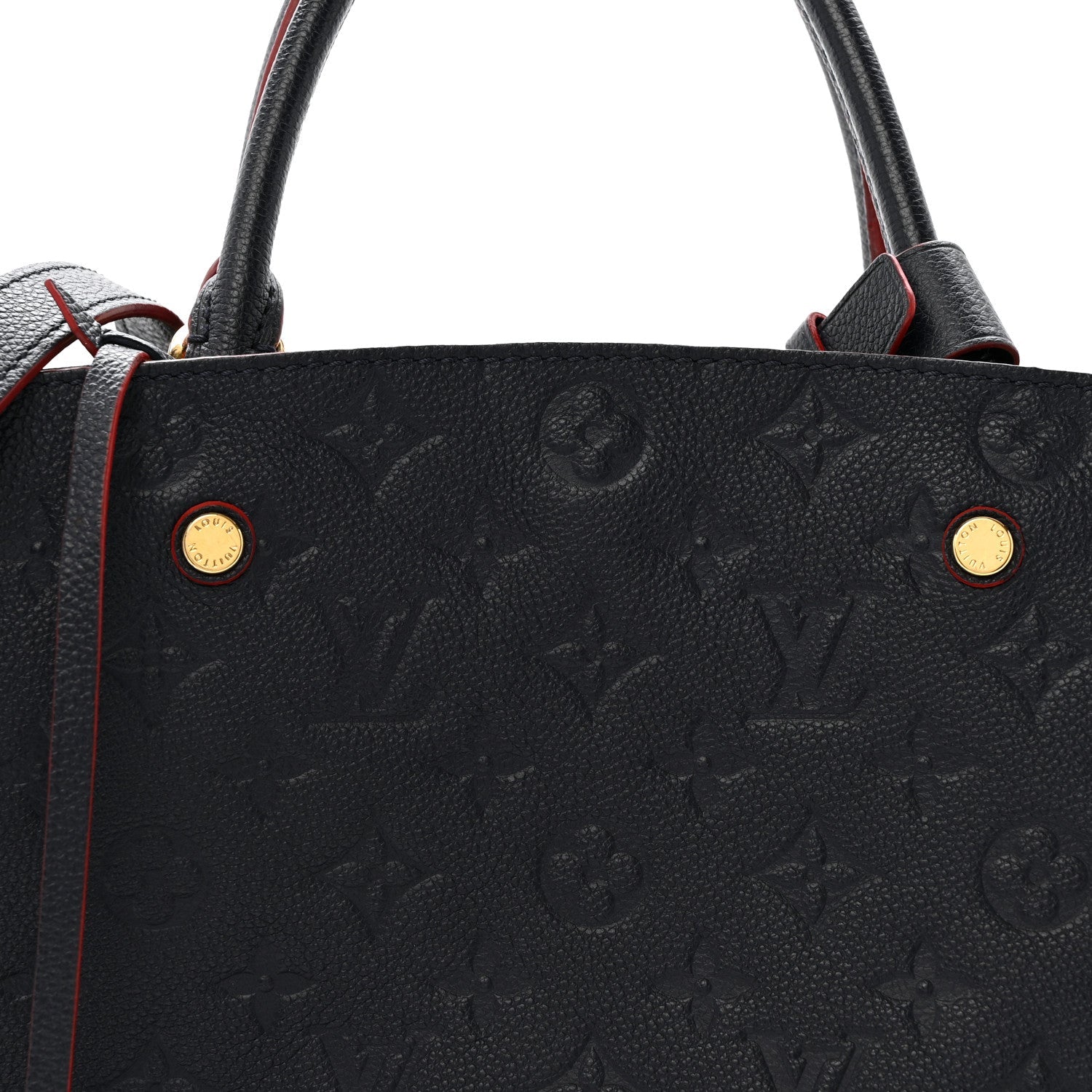 Louis Vuitton Empreinte Montaigne MM Marine Rouge