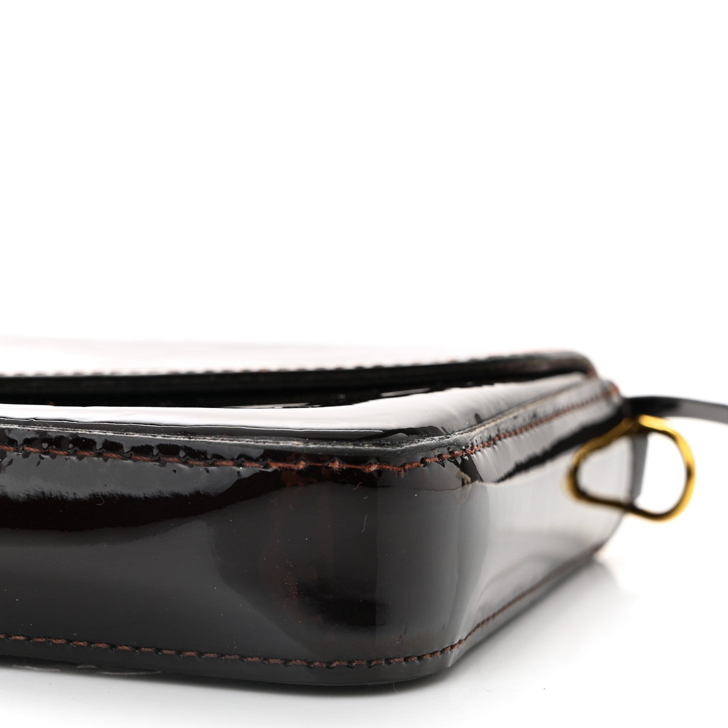 Louis Vuitton Vernis Pochette Felicie Chain Wallet Amarante