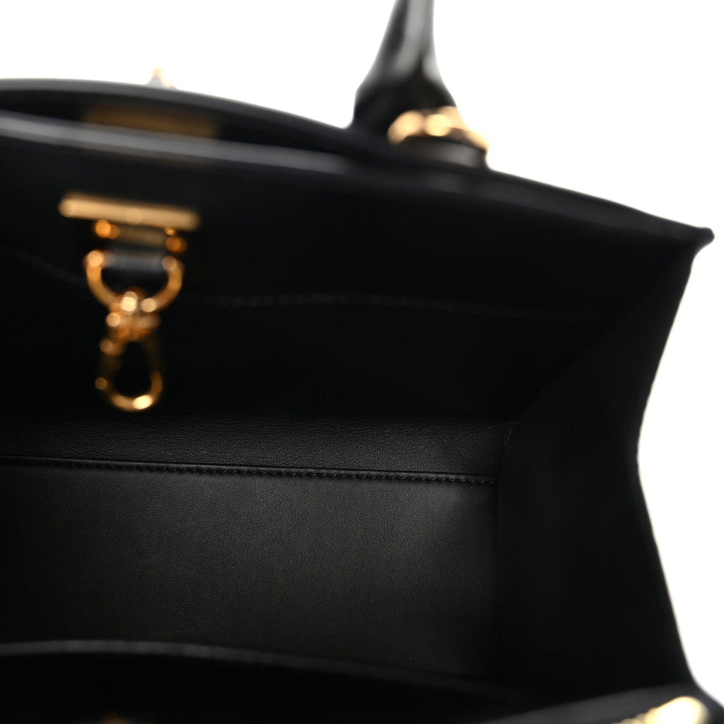 Louis Vuitton Calfskin City Steamer Mini Black