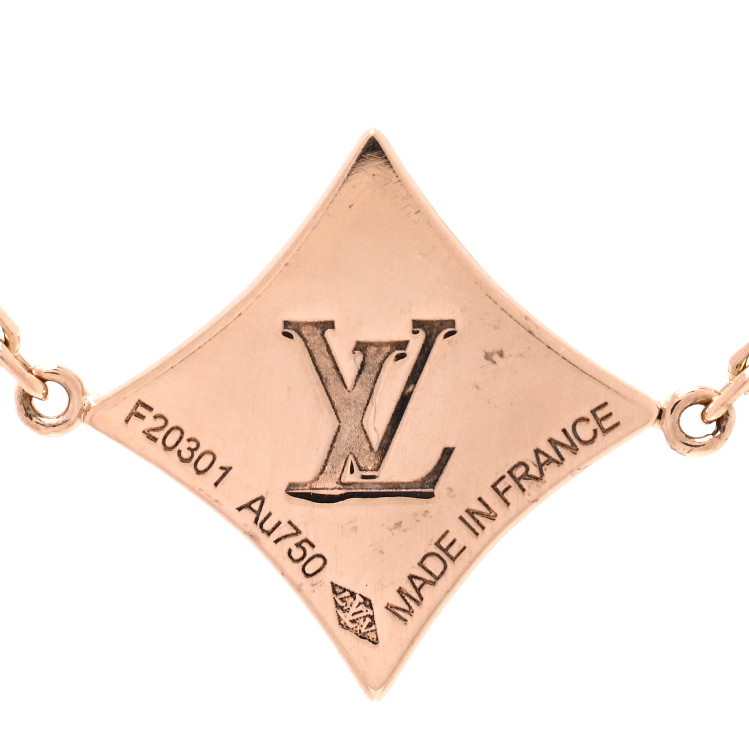 Louis Vuitton 18K Pink Gold Diamond Pink Mother of Pearl Color Blossom BB Star Bracelet