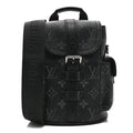 Louis Vuitton Monogram Eclipse Nano Christopher Backpack Black