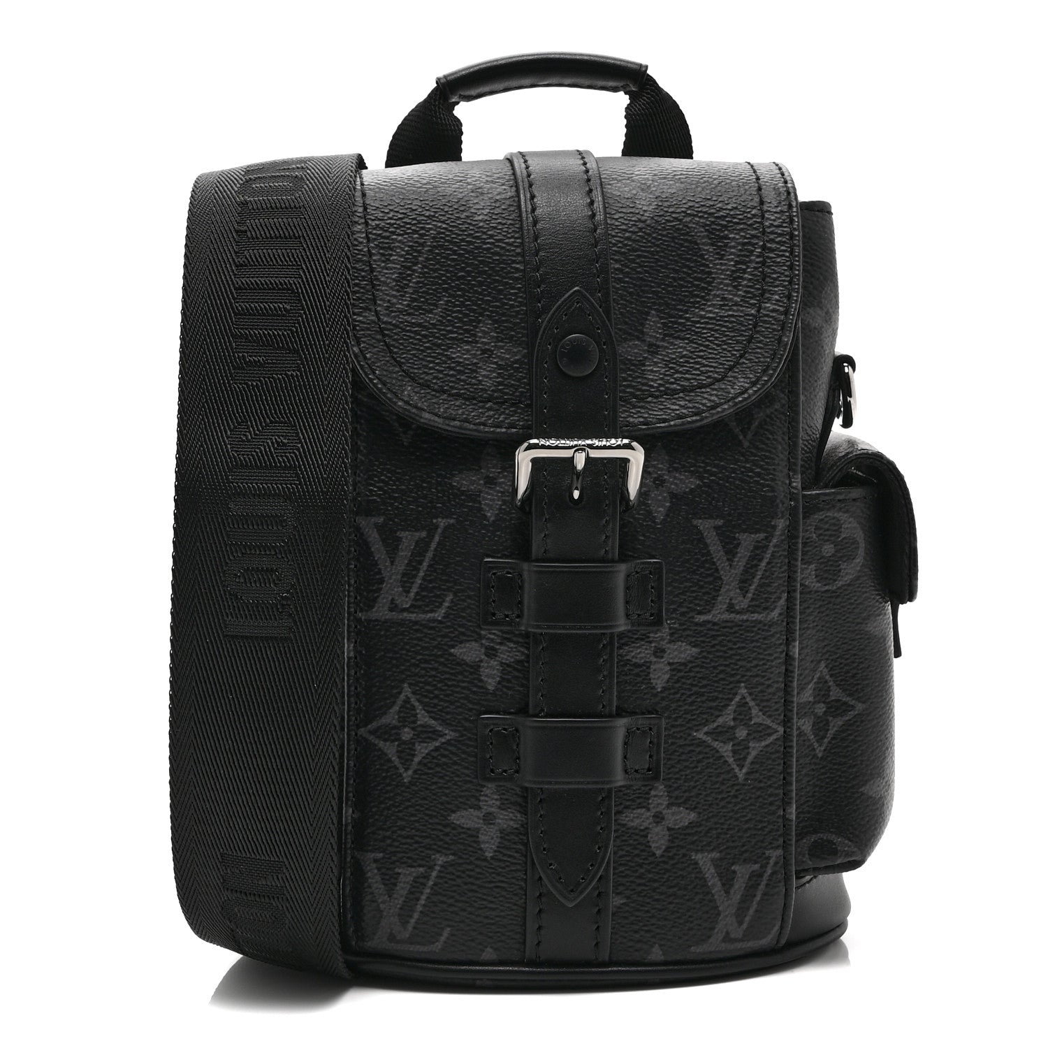 Louis Vuitton Monogram Eclipse Nano Christopher Backpack Black