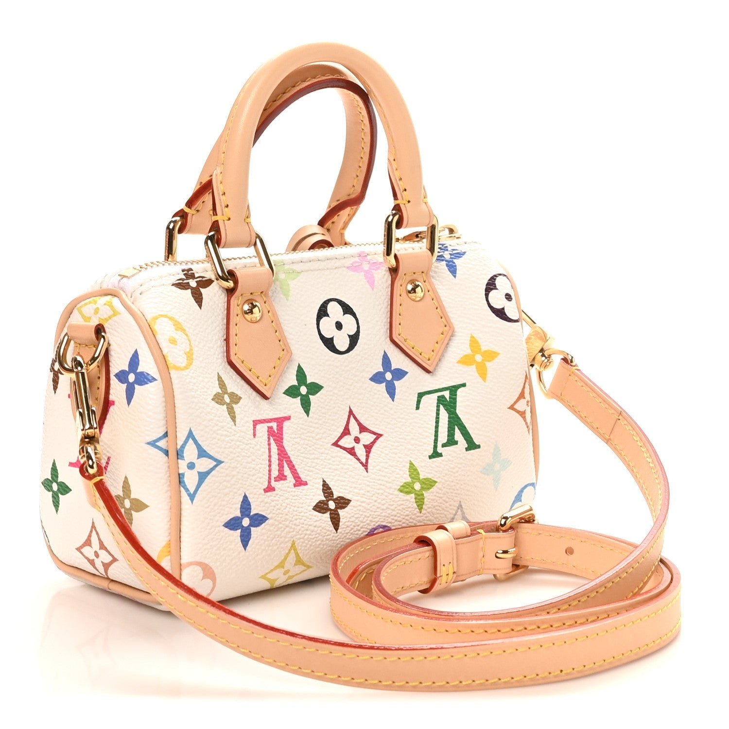 Louis Vuitton LV X TM Monogram Multicolor Nano Speedy White