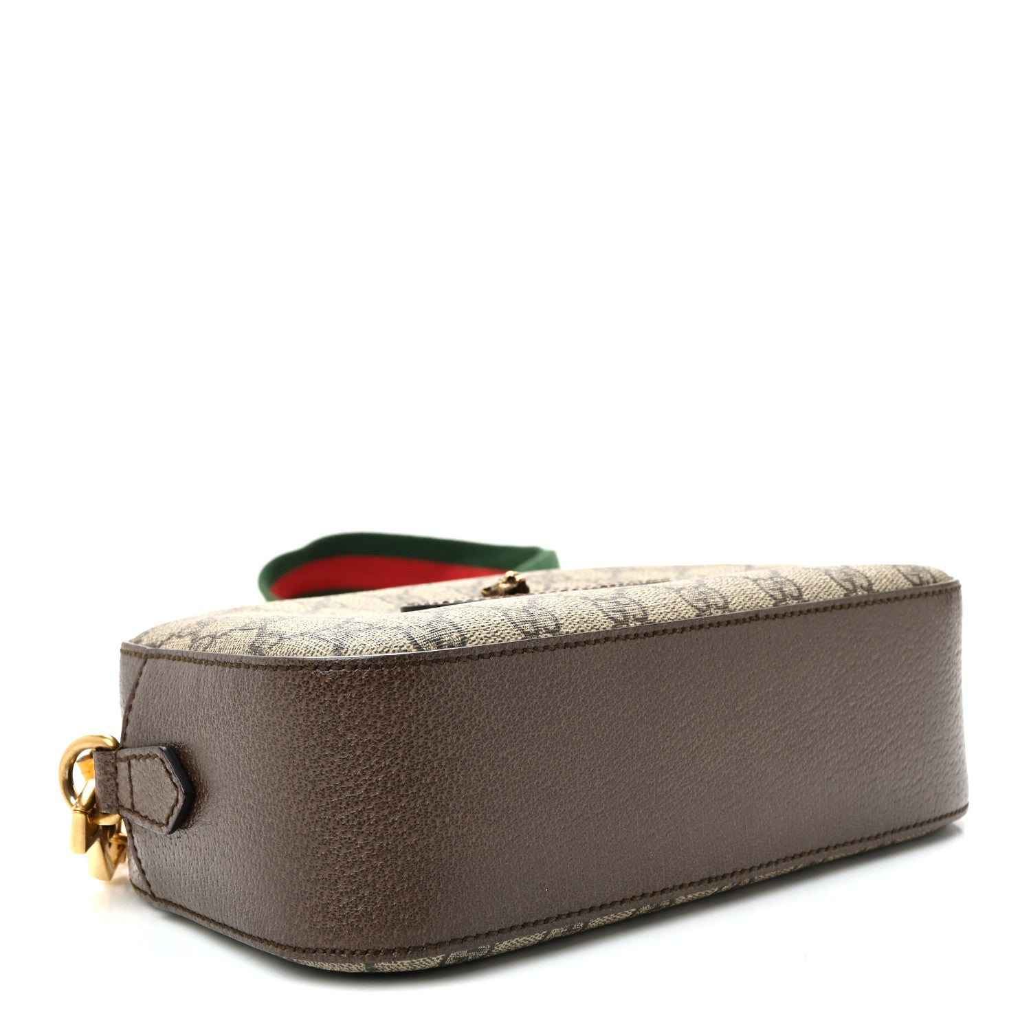 Gucci GG Supreme Monogram Web Neo Vintage Shoulder Bag Beige New Acero Crop