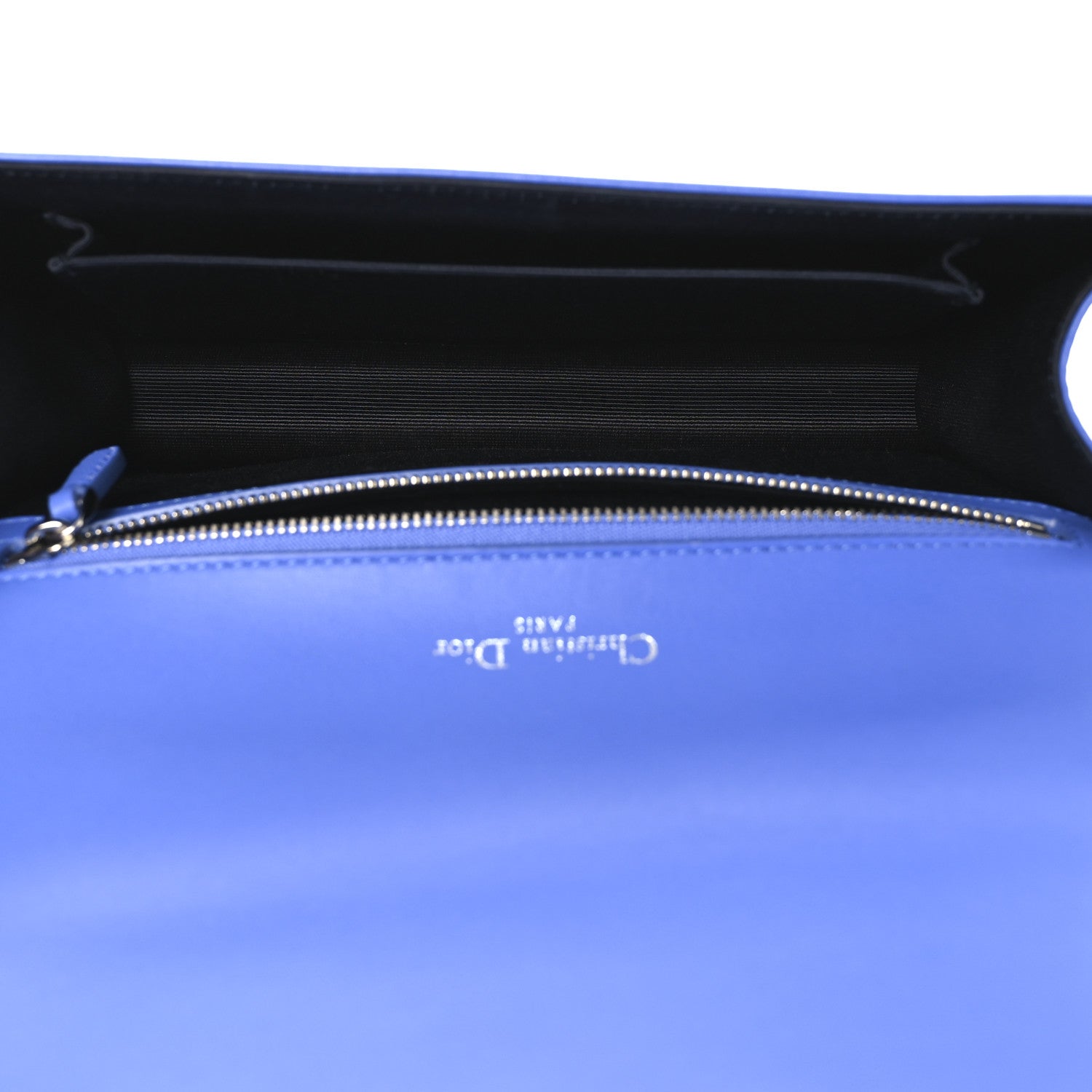 Christian Dior Smooth Calfskin Medium Diorama Flap Bag Blue