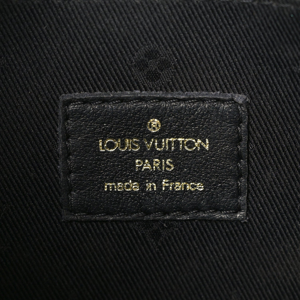 Louis Vuitton Calfskin Bubblegram Over The Moon Black