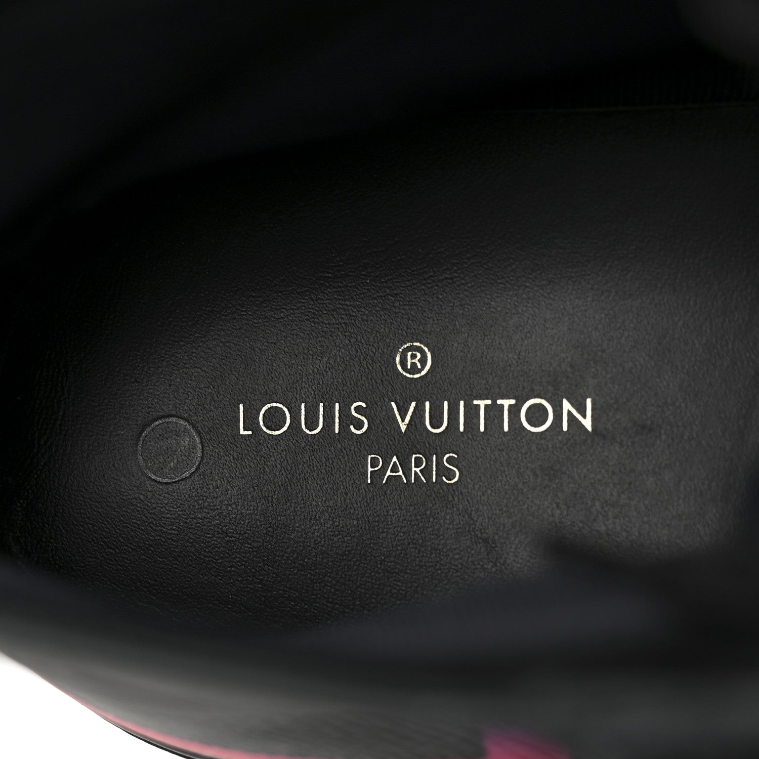 Louis Vuitton Calfskin Mens LV Tattoo Sneaker Boots 8.5 Black