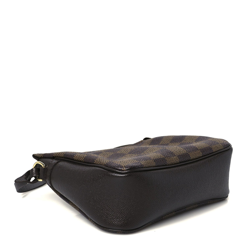 Louis Vuitton Damier Ebene Trousse Make Up Bag Pochette
