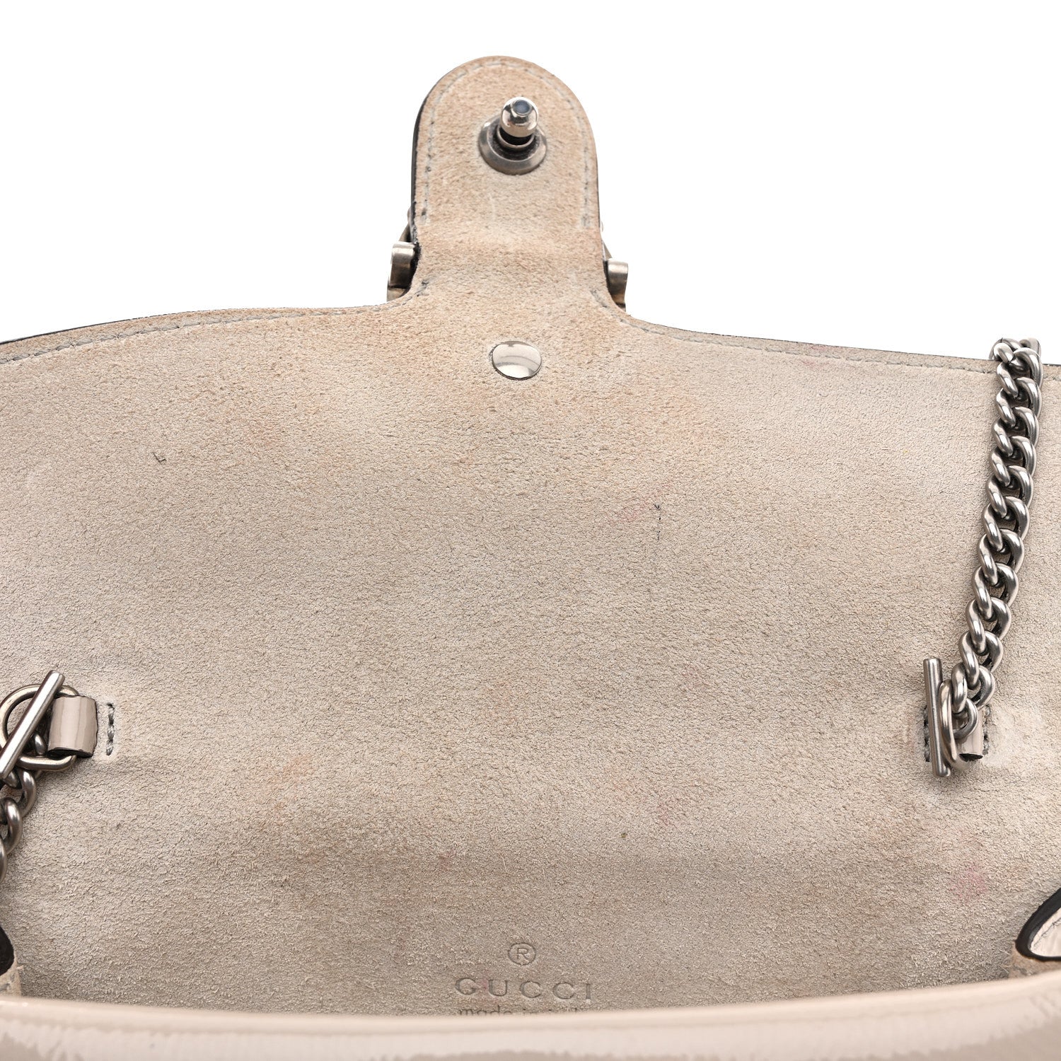 Gucci Crinkled Patent Mini Dionysus Shoulder Bag Sphinx