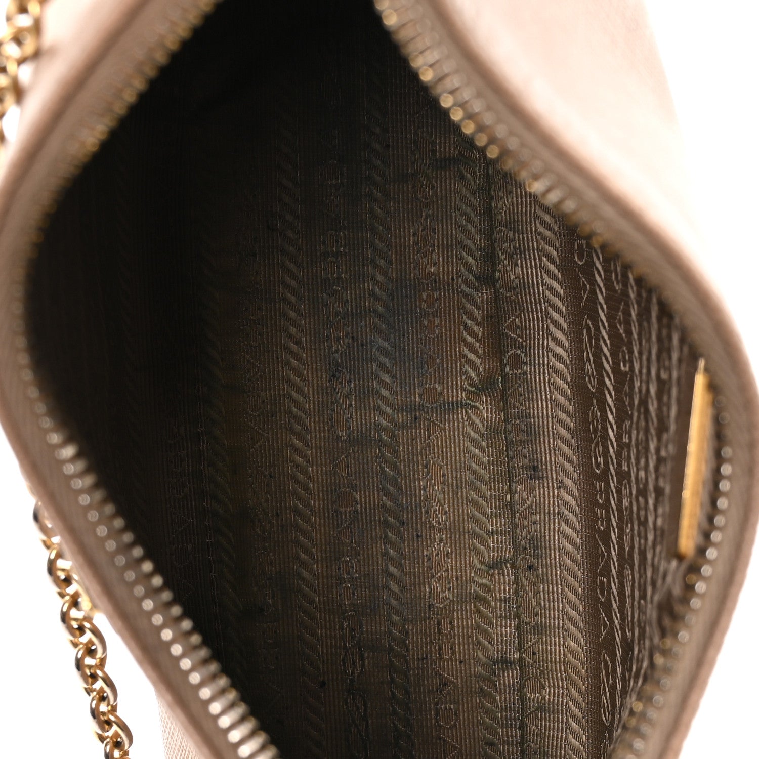 Prada Saffiano Lux Re-Edition 2005 Shoulder Bag Cammeo