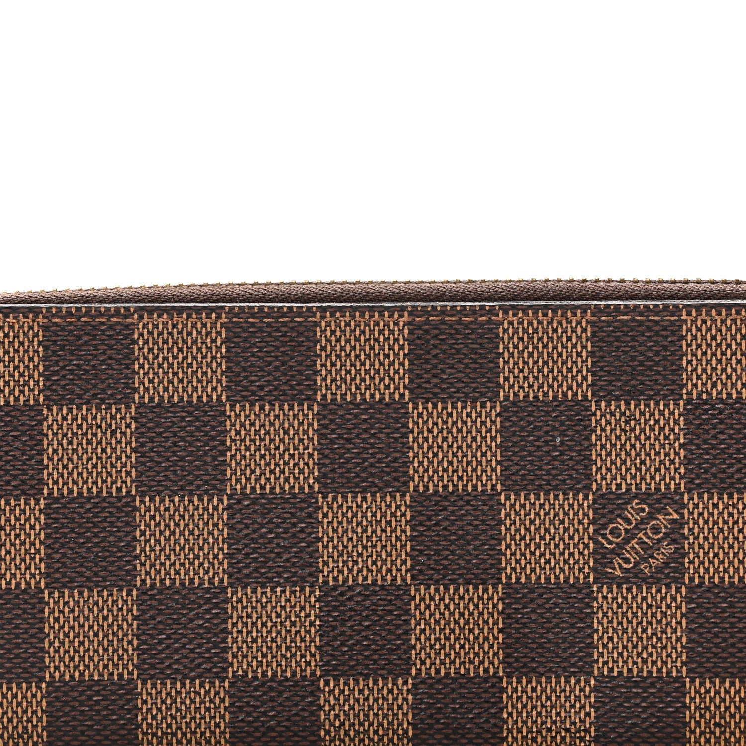 Louis Vuitton Damier Ebene Clemence Wallet Rose Ballerine