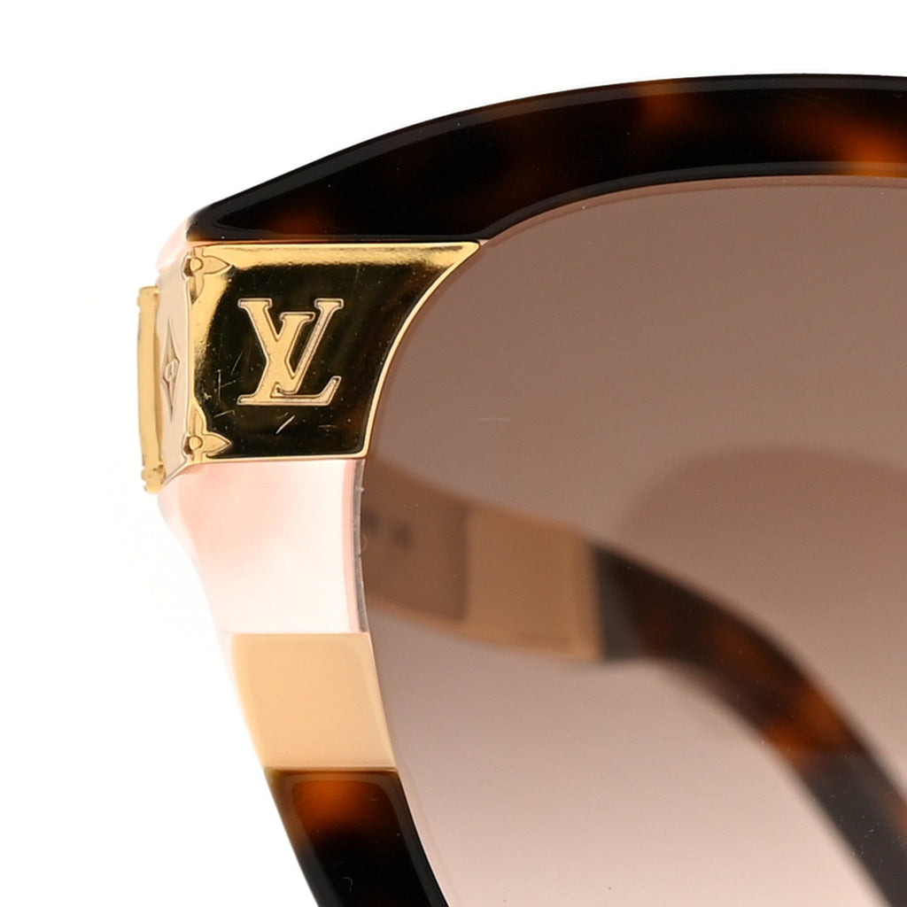 Louis Vuitton Acetate Petit Soupcon Cat Eye Sunglasses Z1858W Light Tortoisehell