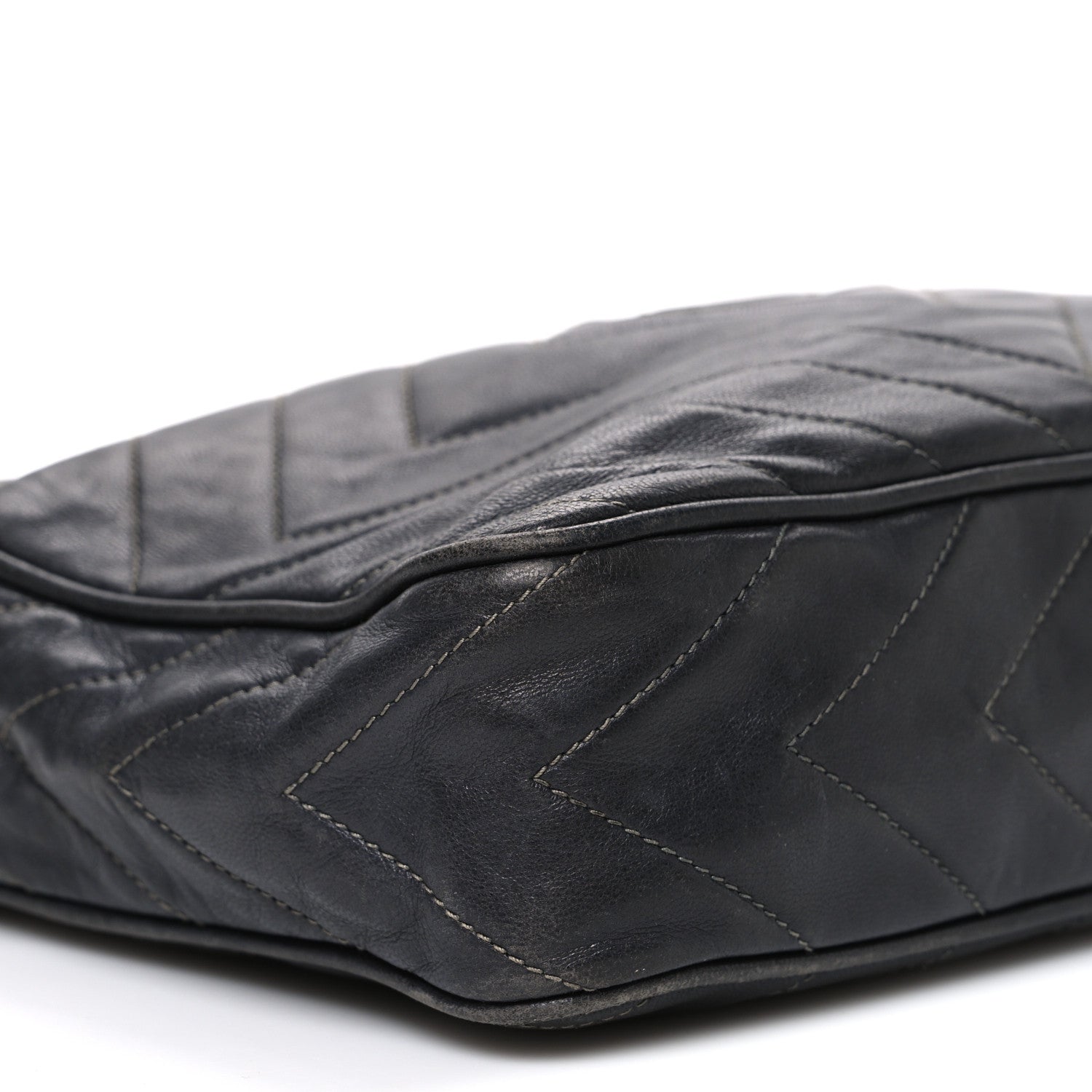 Chanel Lambskin Quilted CC Tassel Camera Case Black