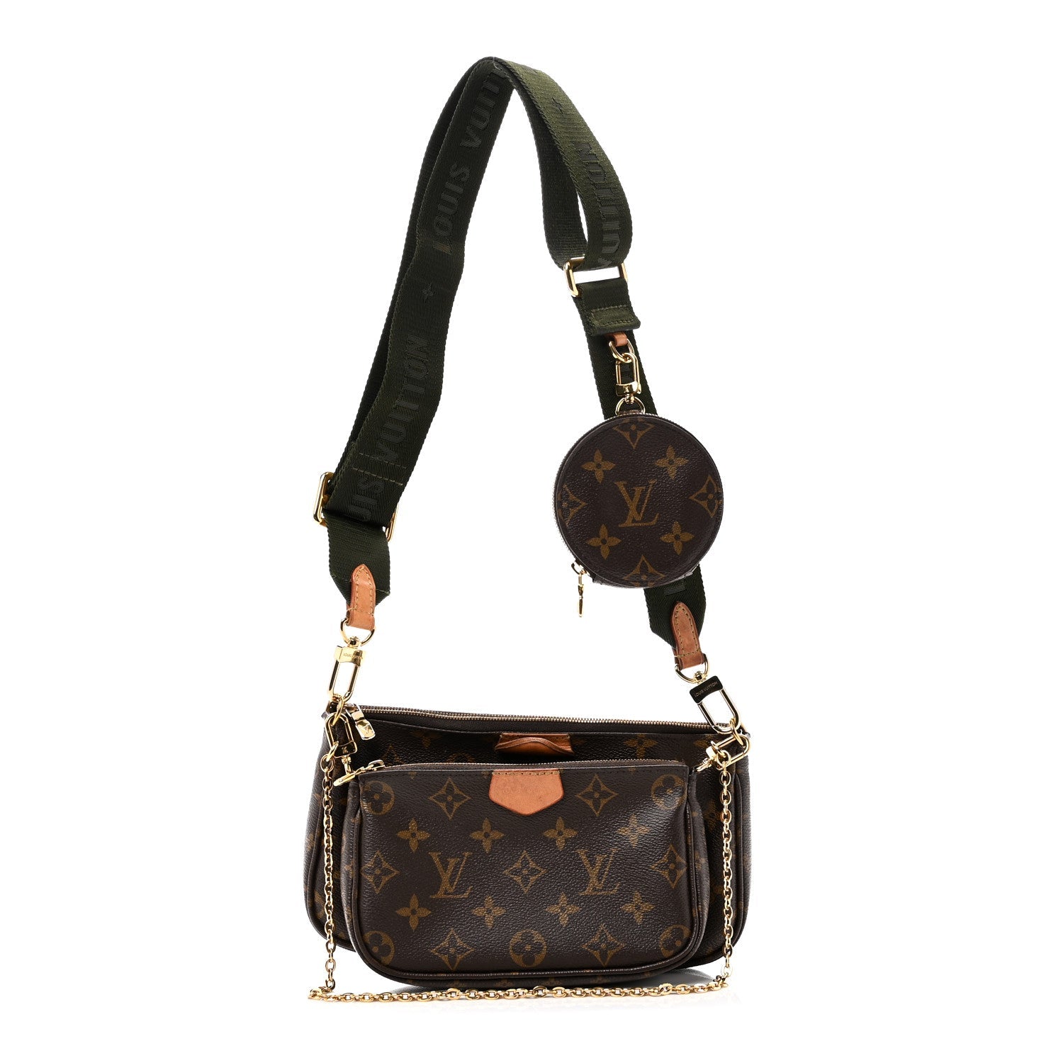 Louis Vuitton Monogram Multi Pochette Accessories Kaki