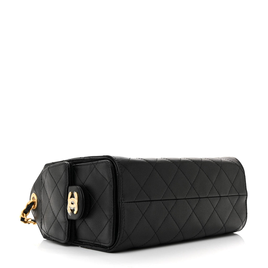 Chanel Caviar Quilted Mini Chanel 25 Handbag Black