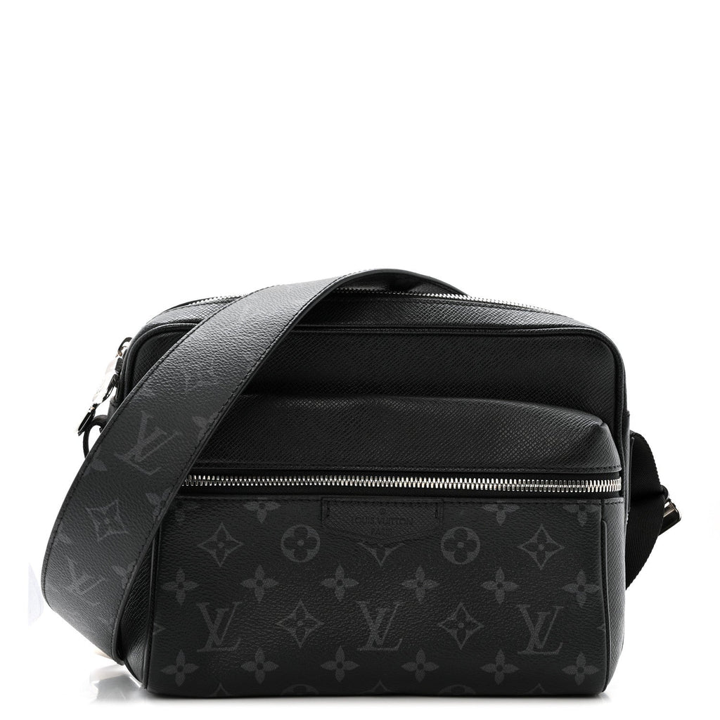 Louis Vuitton Taiga Monogram Eclipse Outdoor Messenger Black