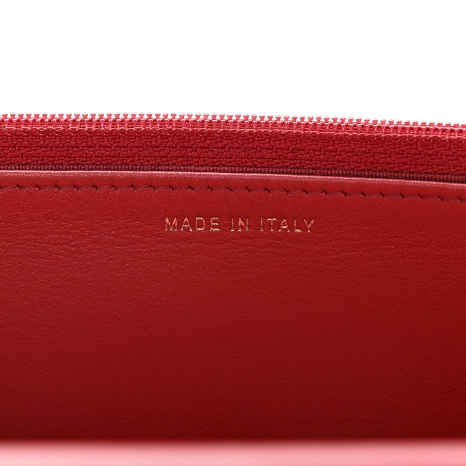 Chanel Caviar Quilted Boy Wallet On Chain WOC Red