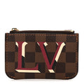 Louis Vuitton Damier Ebene Belmont Pochette Cherry Berry