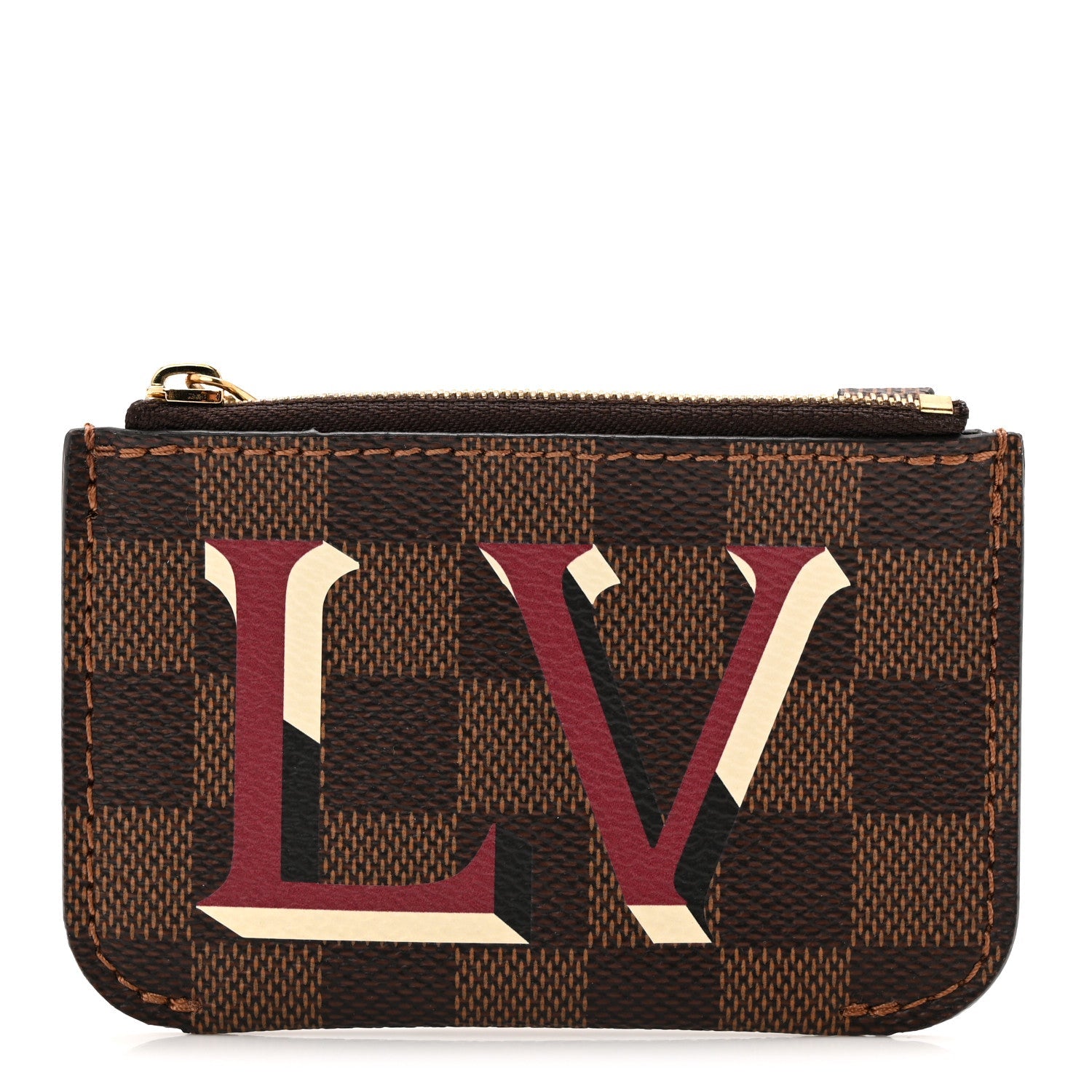 Louis Vuitton Damier Ebene Belmont Pochette Cherry Berry
