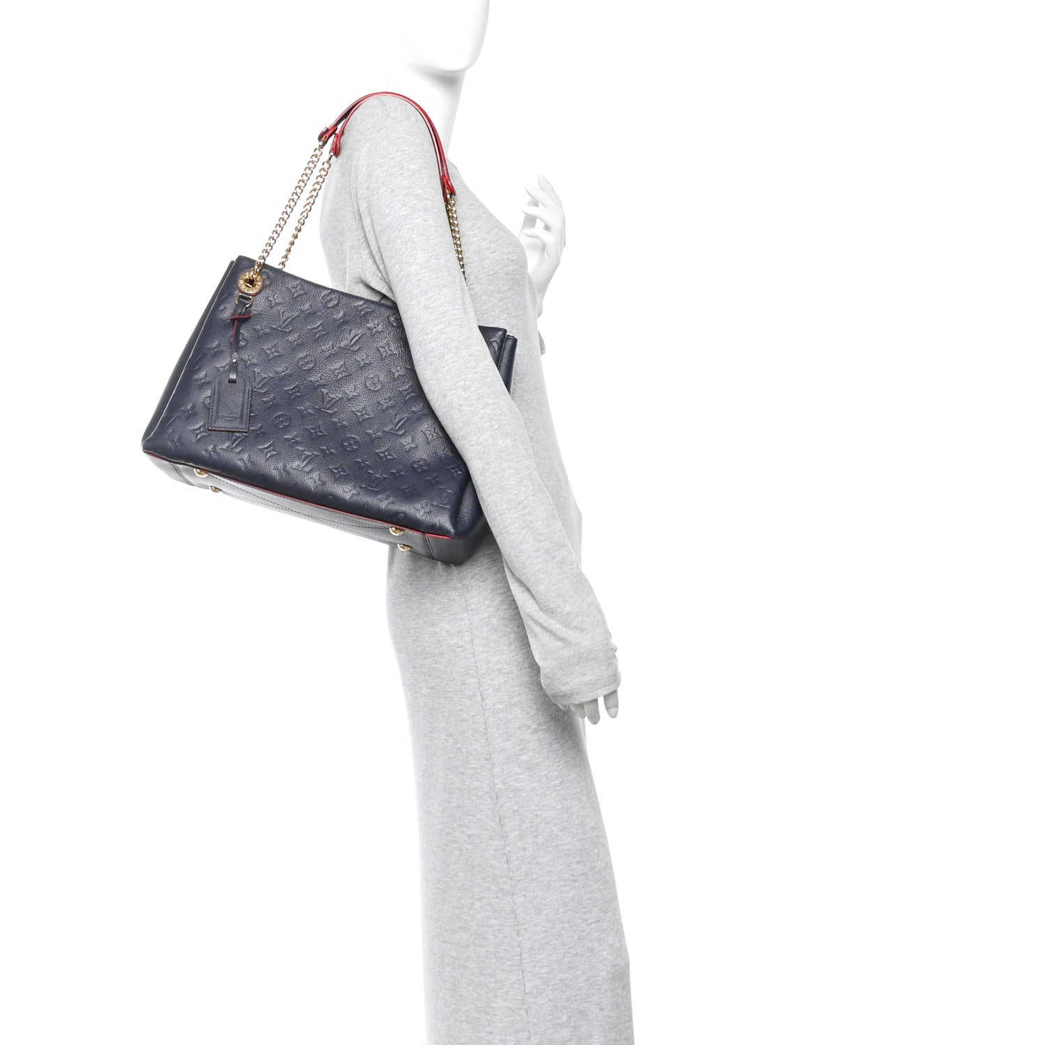 Louis Vuitton Empreinte Surene MM Marine Rouge