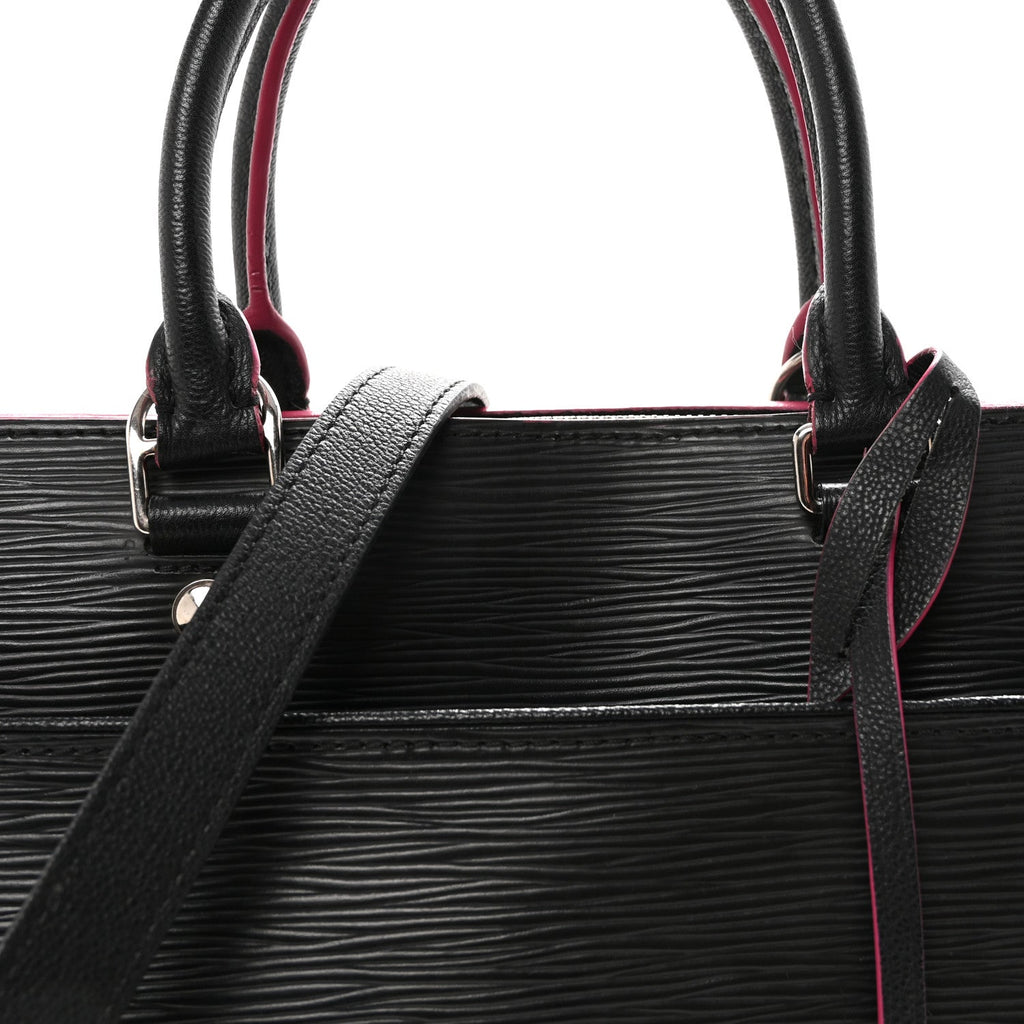 Louis Vuitton Epi Vaneau GM Black Hot Pink