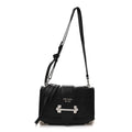 Prada Glace Calf Soft Cahier Bag Black Astrale