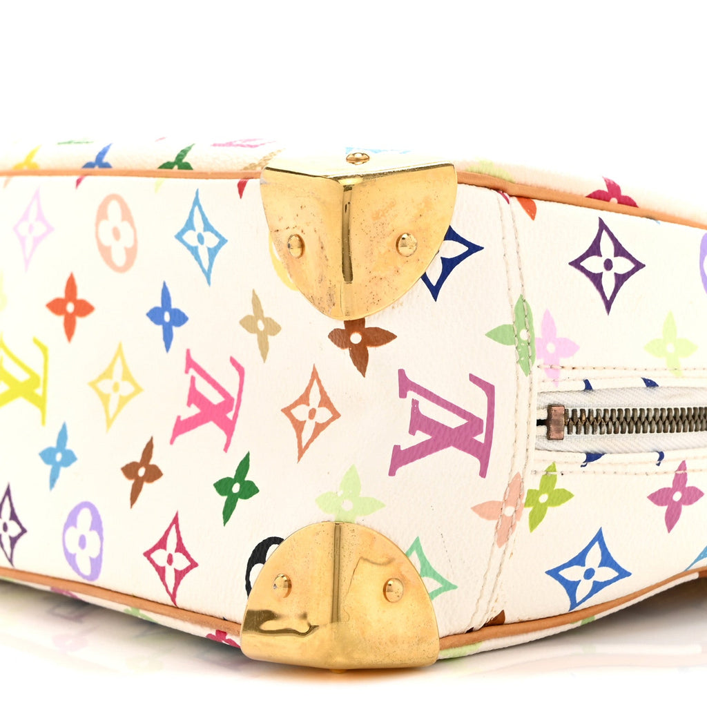 Louis Vuitton Monogram Multicolor Trouville White