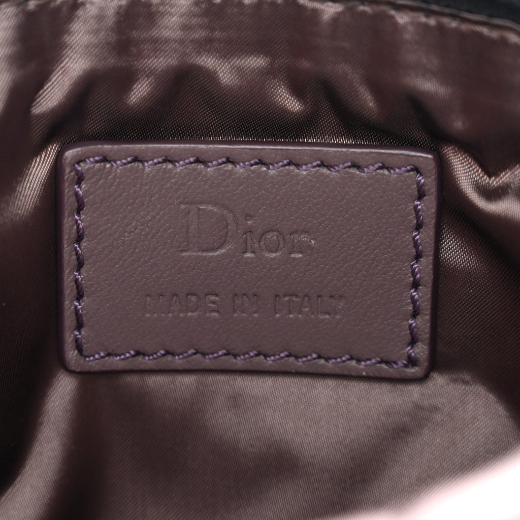 Christian Dior Nylon Saddle Belt Bag Bordeaux